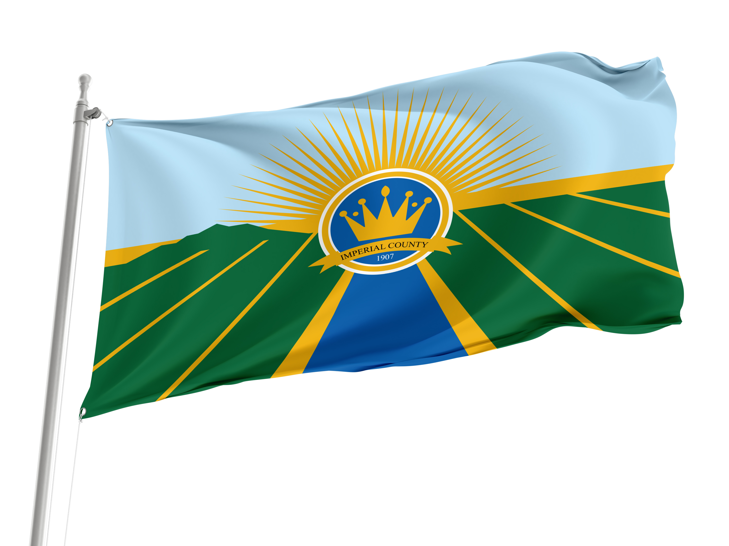 Imperial County Flag for Indoor & Outdoor Use