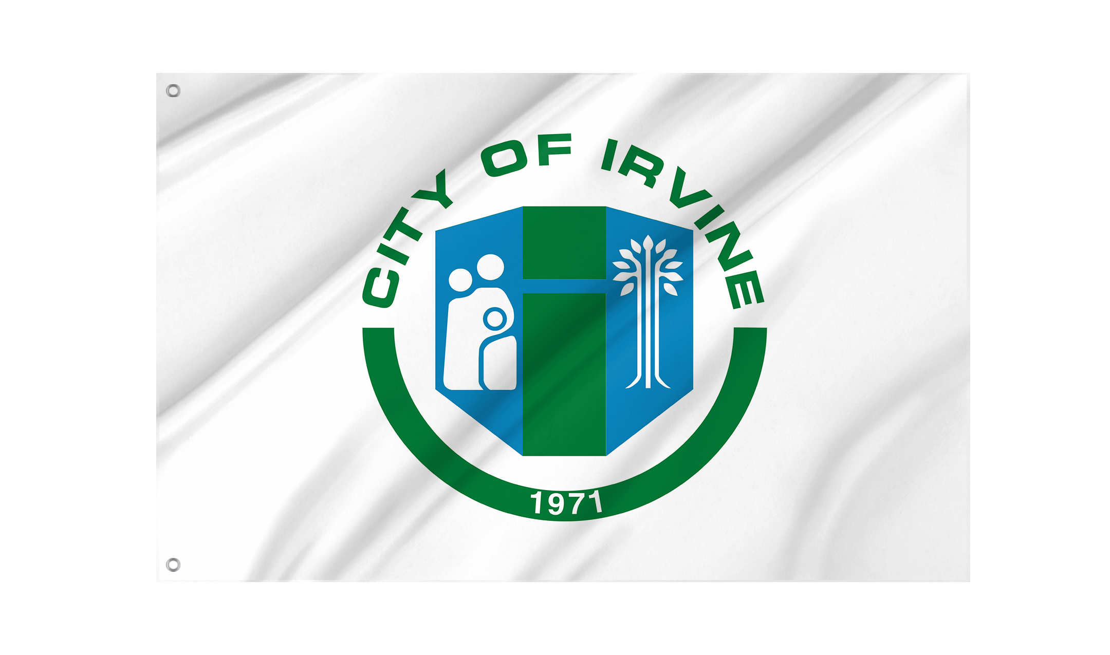 Irvine City Flag for Indoor & Outdoor Use