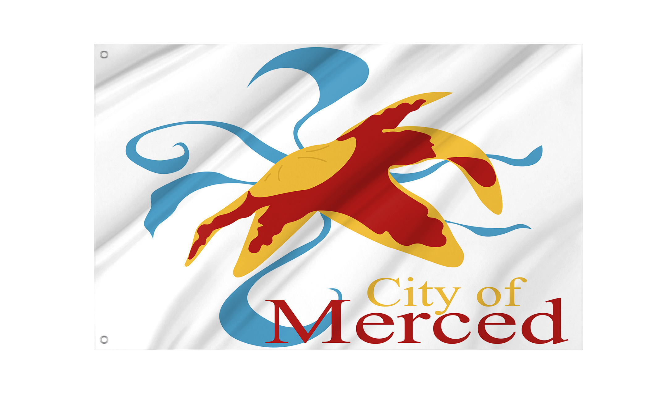 Merced City Flag for Indoor & Outdoor Use