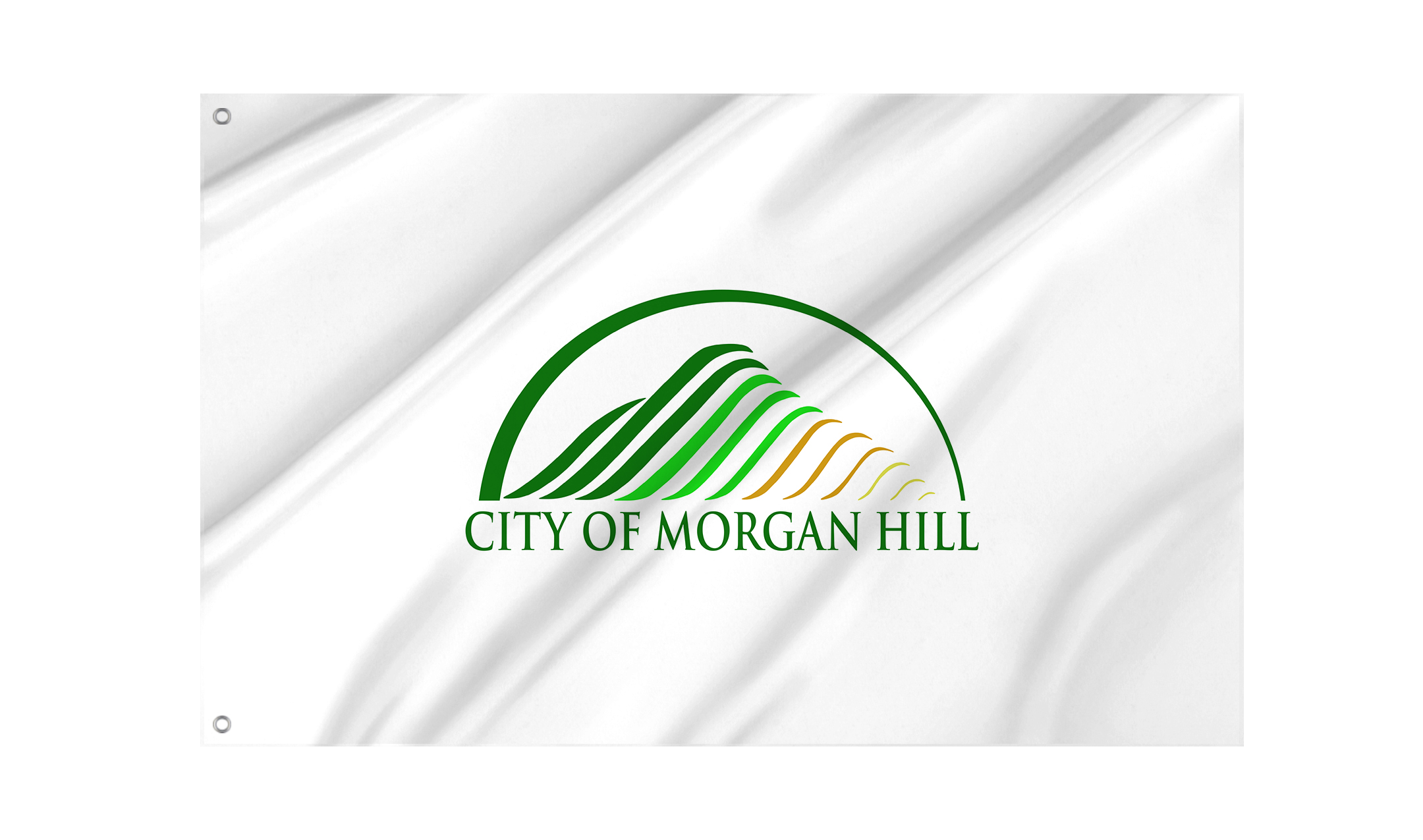 Morgan Hill City Flag for Indoor & Outdoor Use