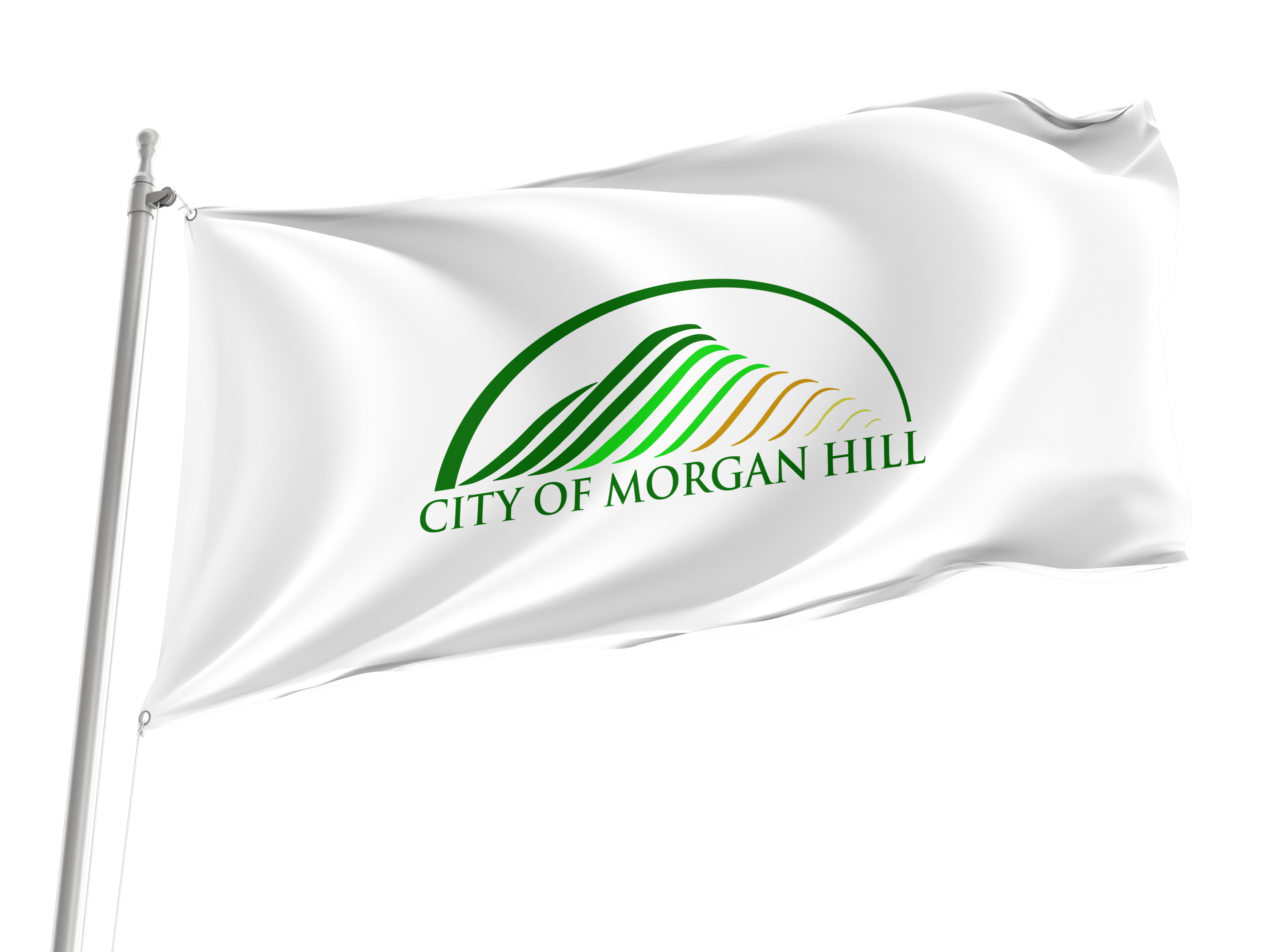 Morgan Hill City Flag for Indoor & Outdoor Use
