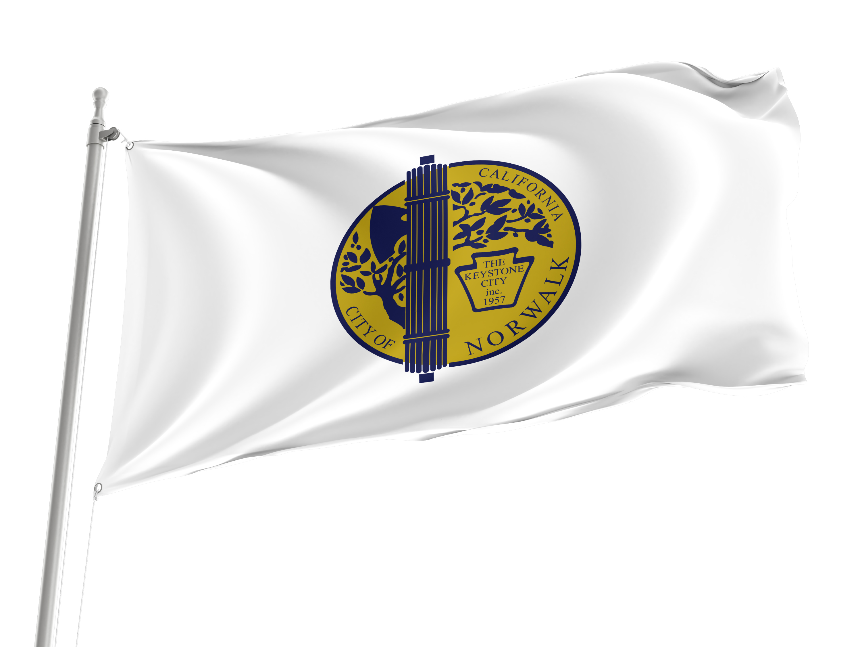 Norwalk Flag for Indoor & Outdoor Use