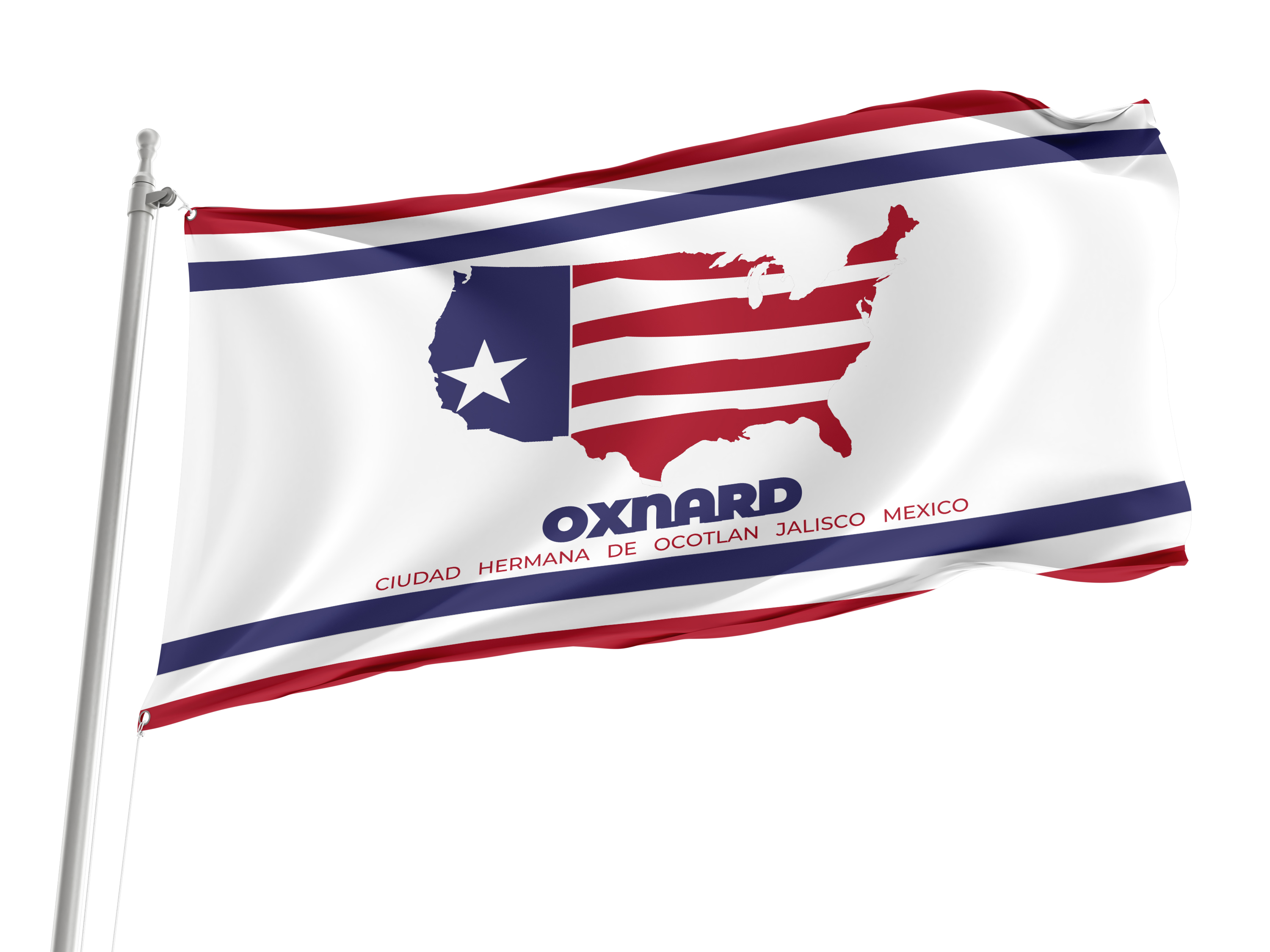 Oxnard Flag for Indoor & Outdoor Use
