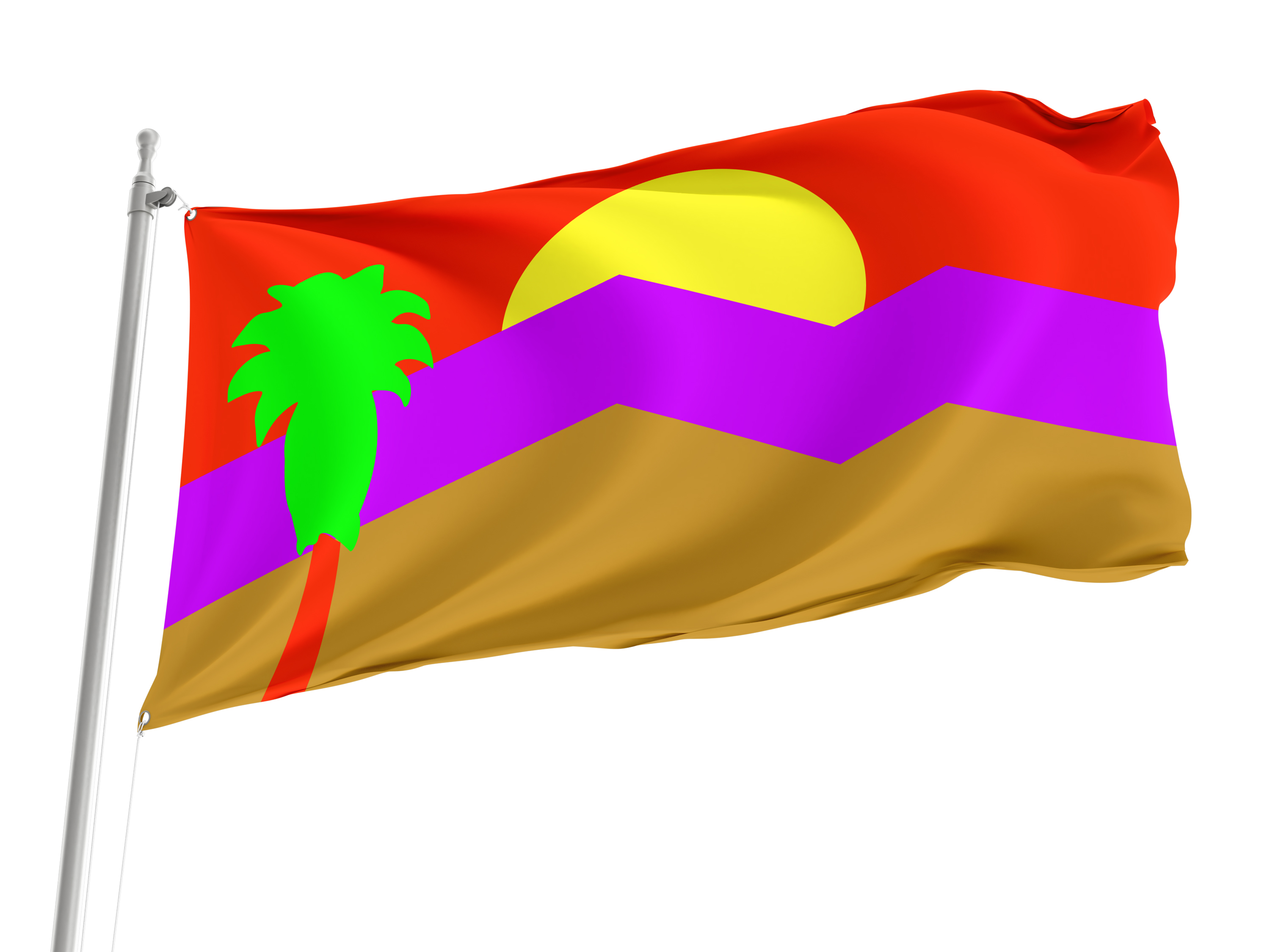 Palm Springs Flag for Indoor & Outdoor Use