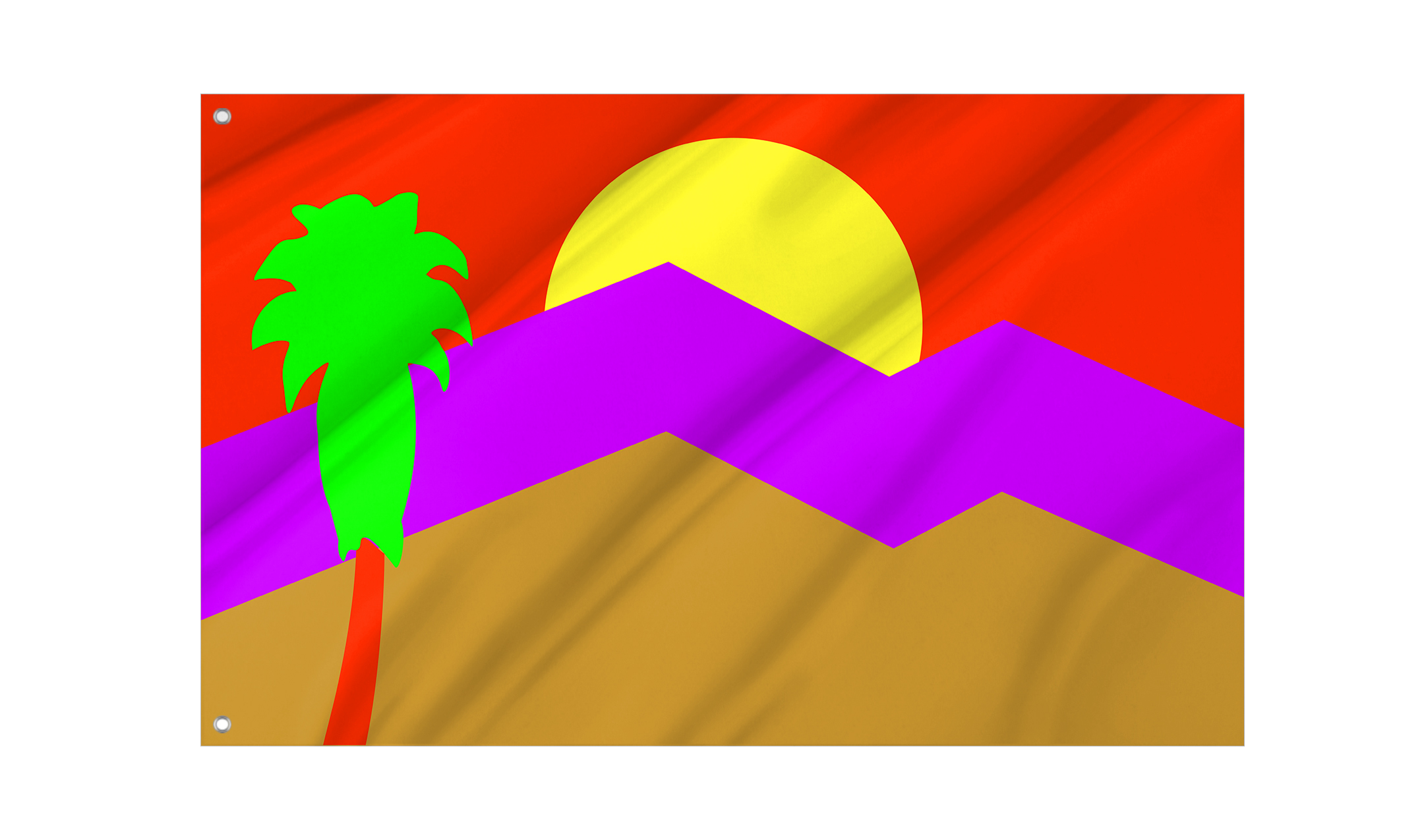 Palm Springs Flag for Indoor & Outdoor Use