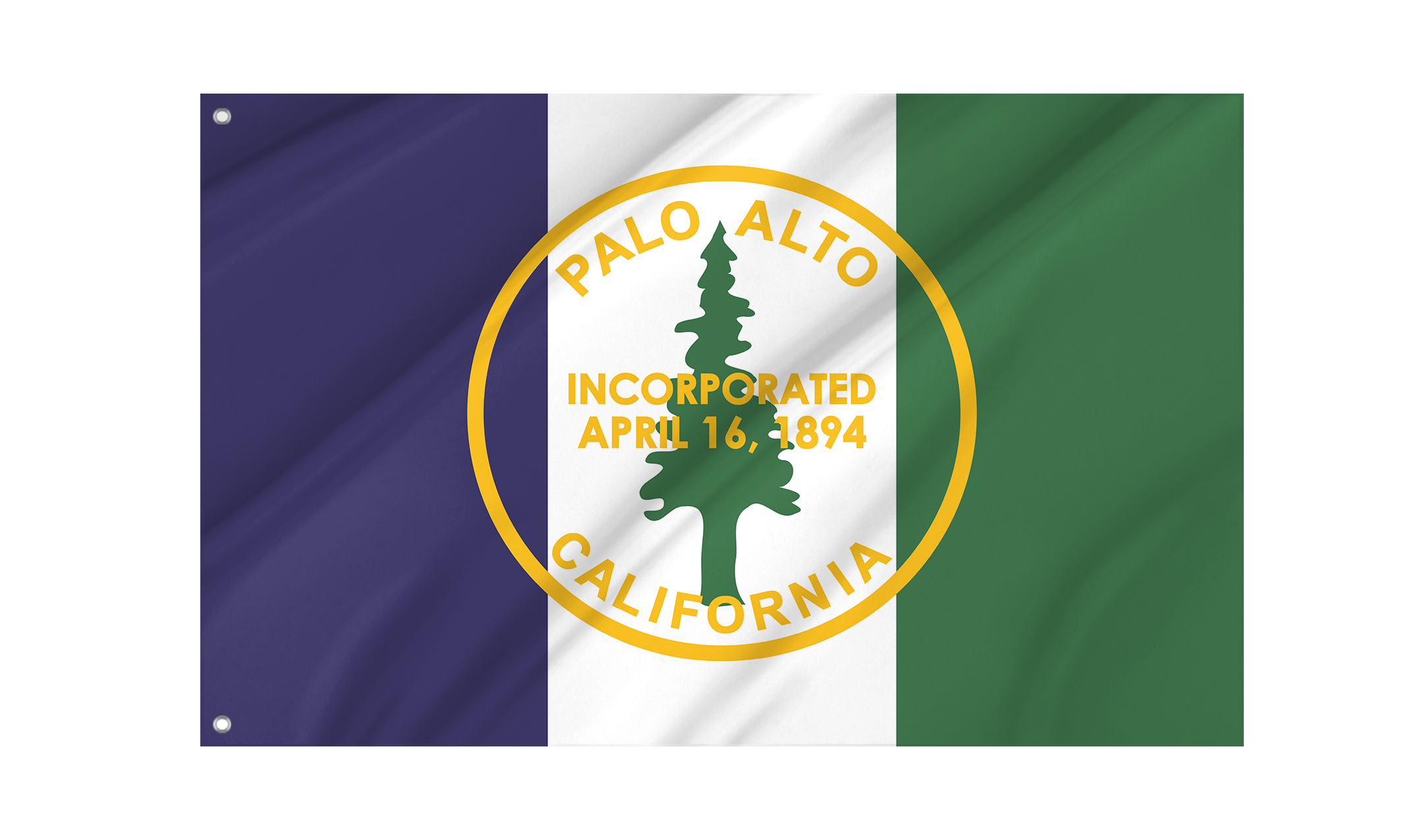 Palo Alto Flag for Indoor & Outdoor Use