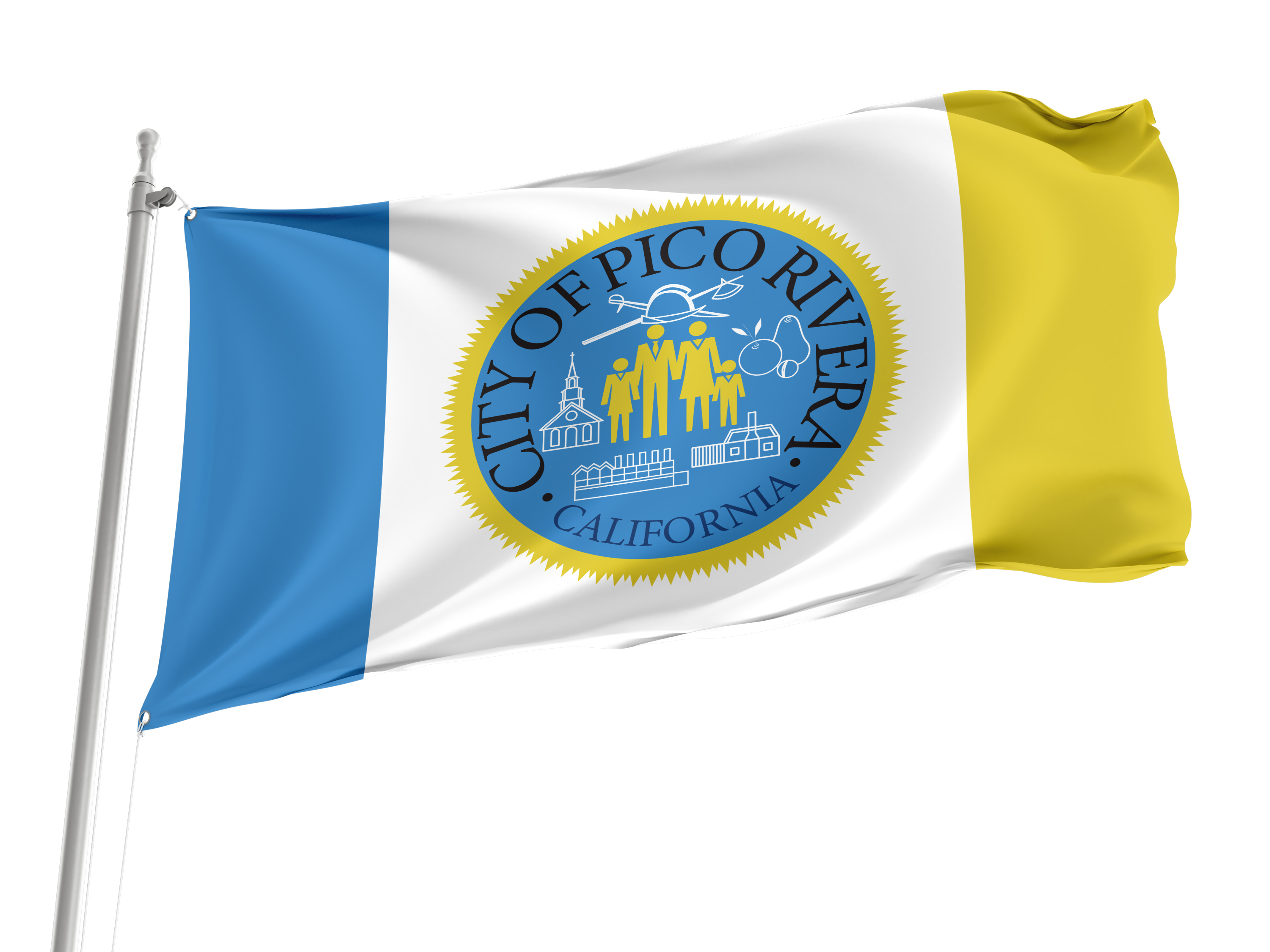 Pico Rivera City Flag for Indoor & Outdoor Use