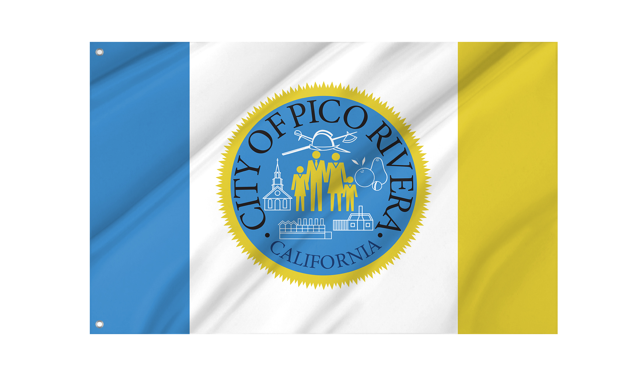 Pico Rivera City Flag for Indoor & Outdoor Use