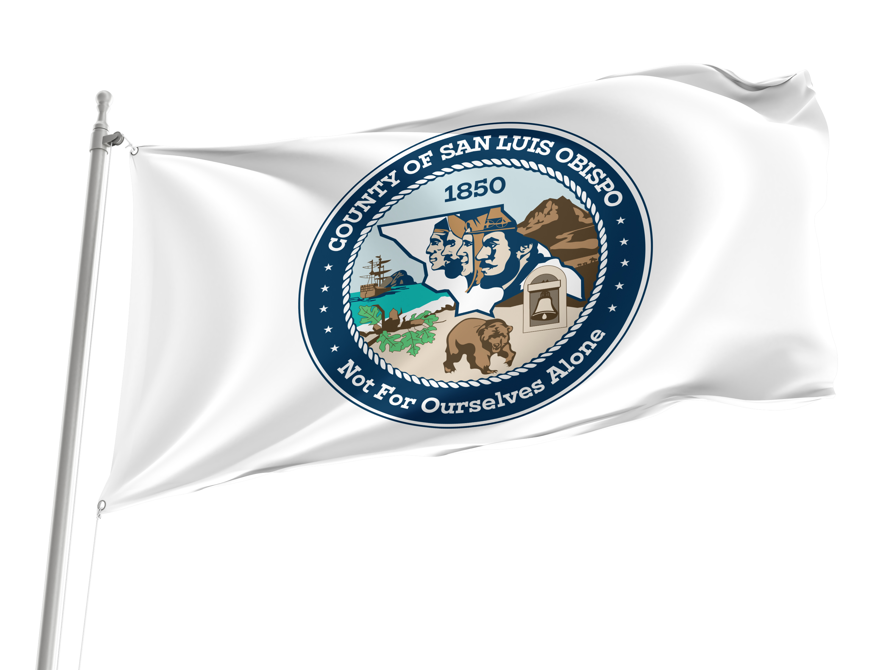 San Luis Obispo County Flag for Indoor & Outdoor Use