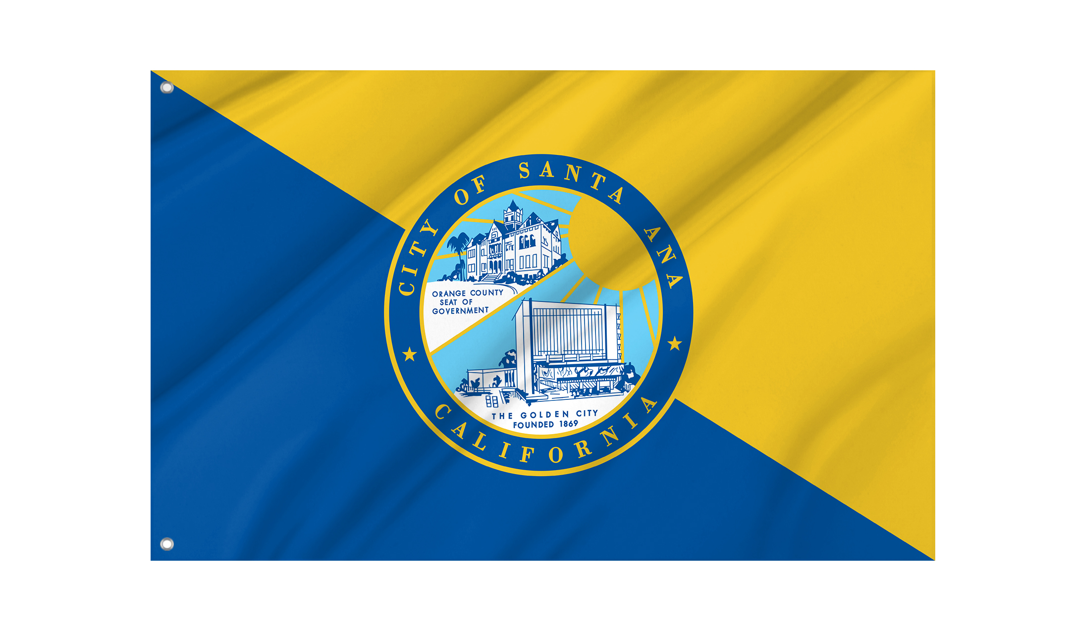 Santa Ana, California Flag for Indoor & Outdoor Use