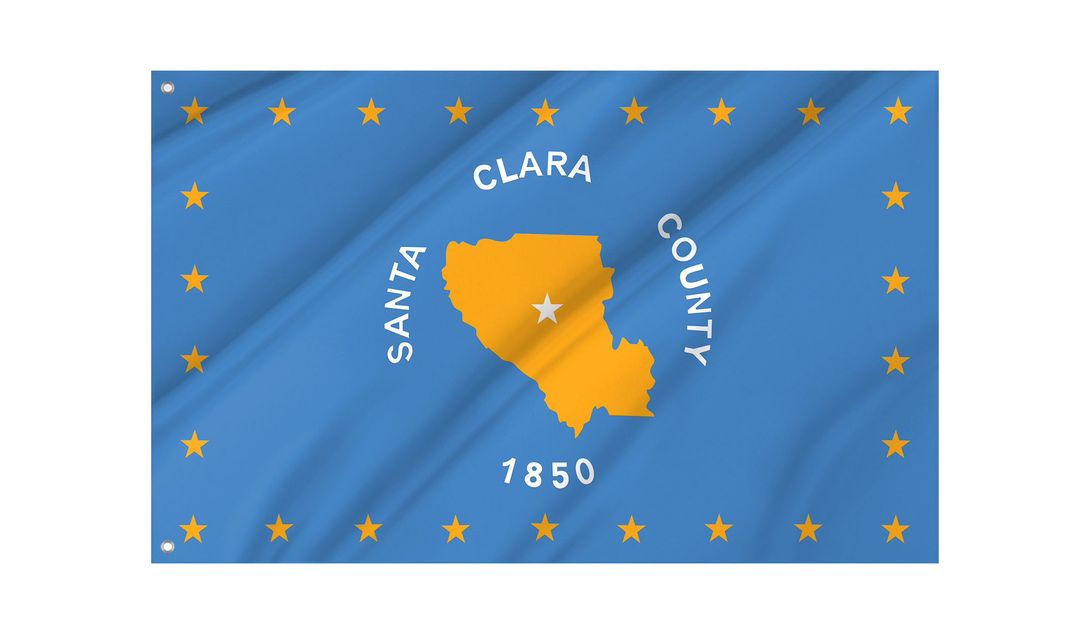 Santa Clara County Flag for Indoor & Outdoor Use