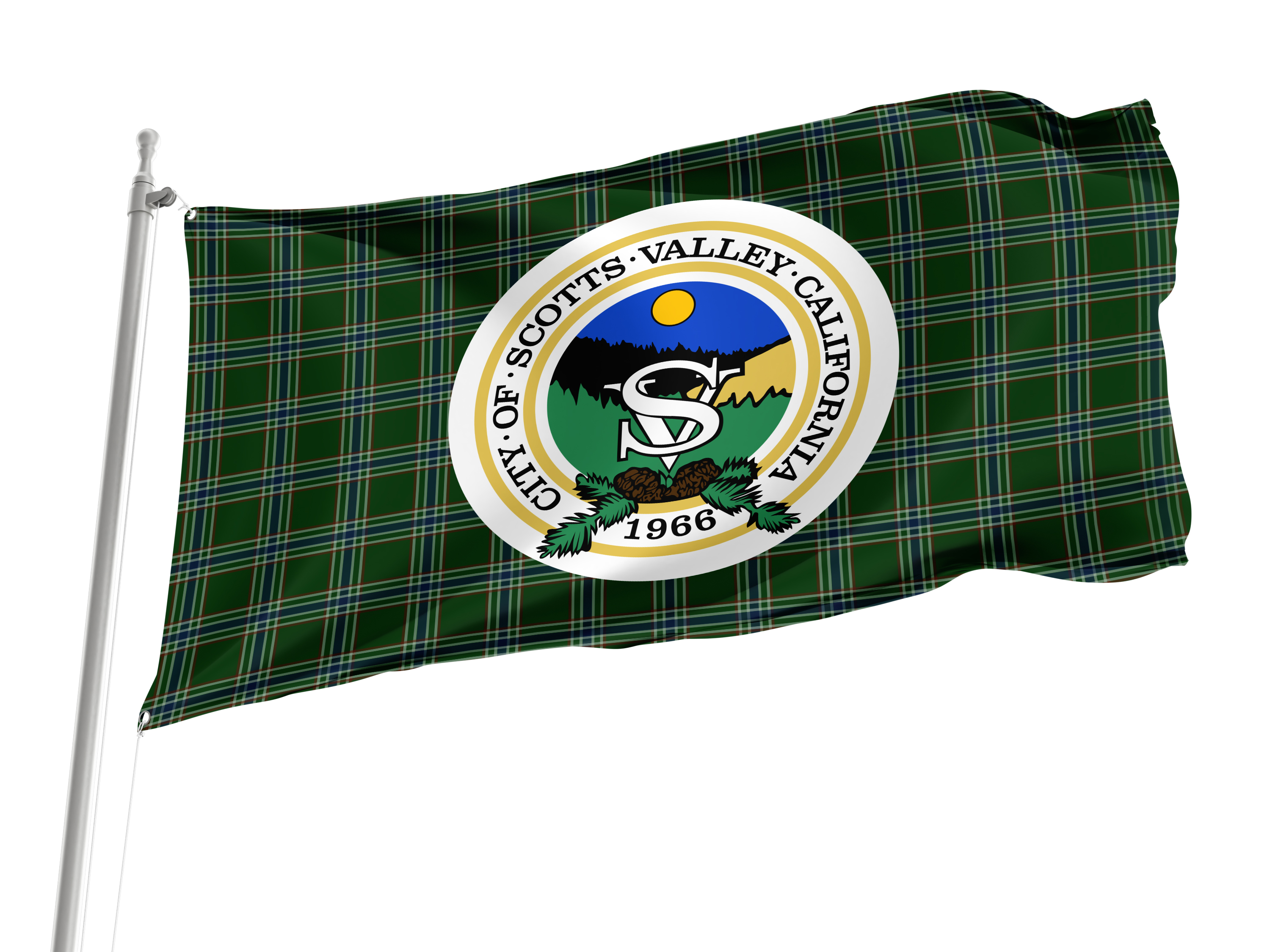 Scotts Valley City Flag for Indoor & Outdoor Use
