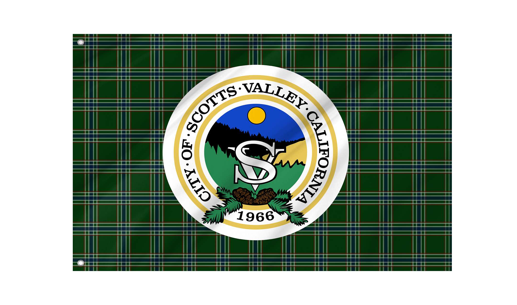 Scotts Valley City Flag for Indoor & Outdoor Use