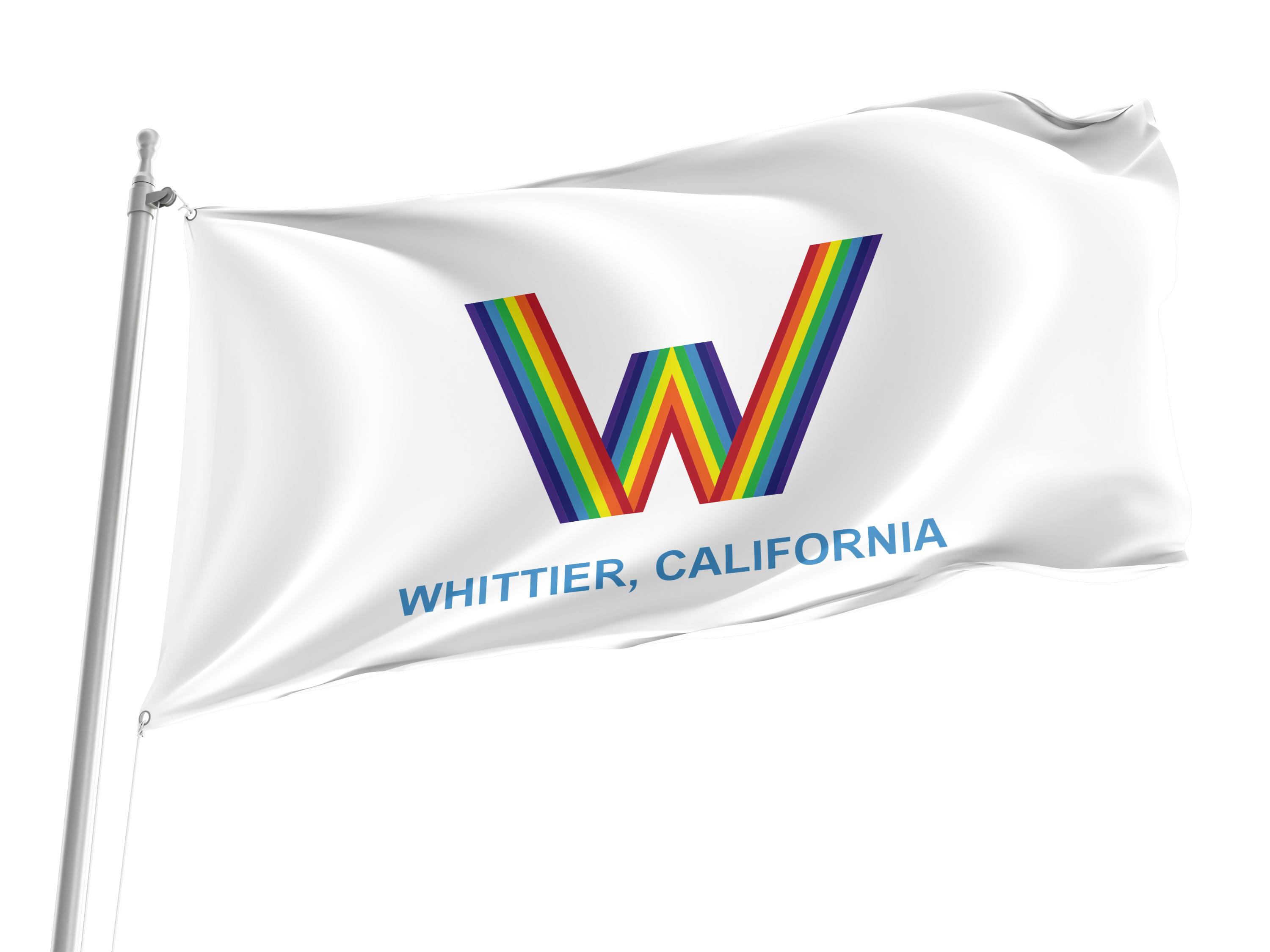 Whittier, California Flag for Indoor & Outdoor Use