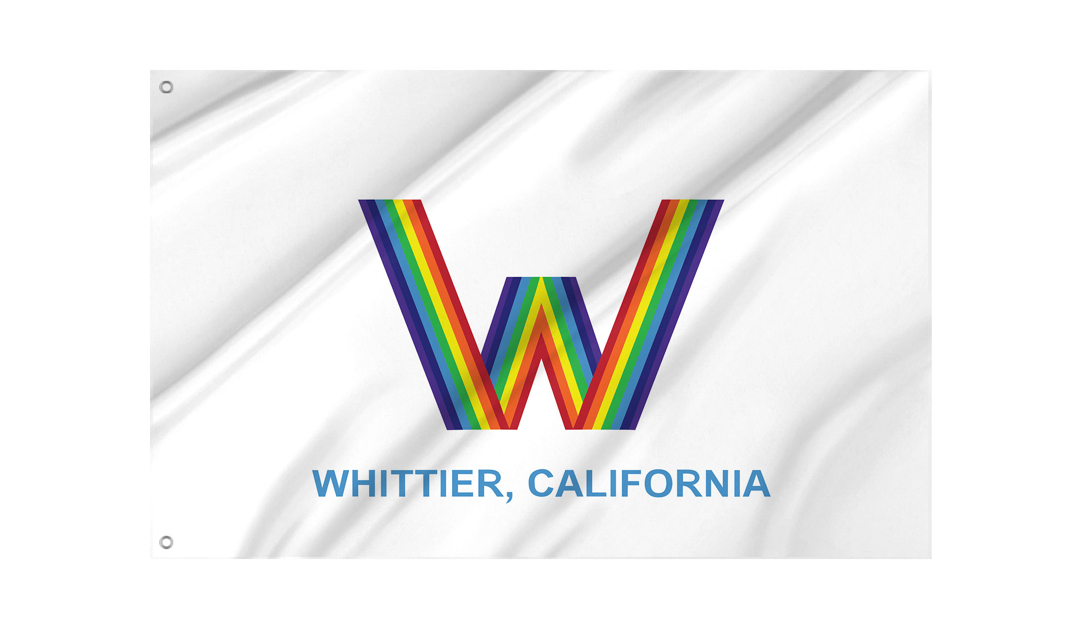 Whittier, California Flag for Indoor & Outdoor Use