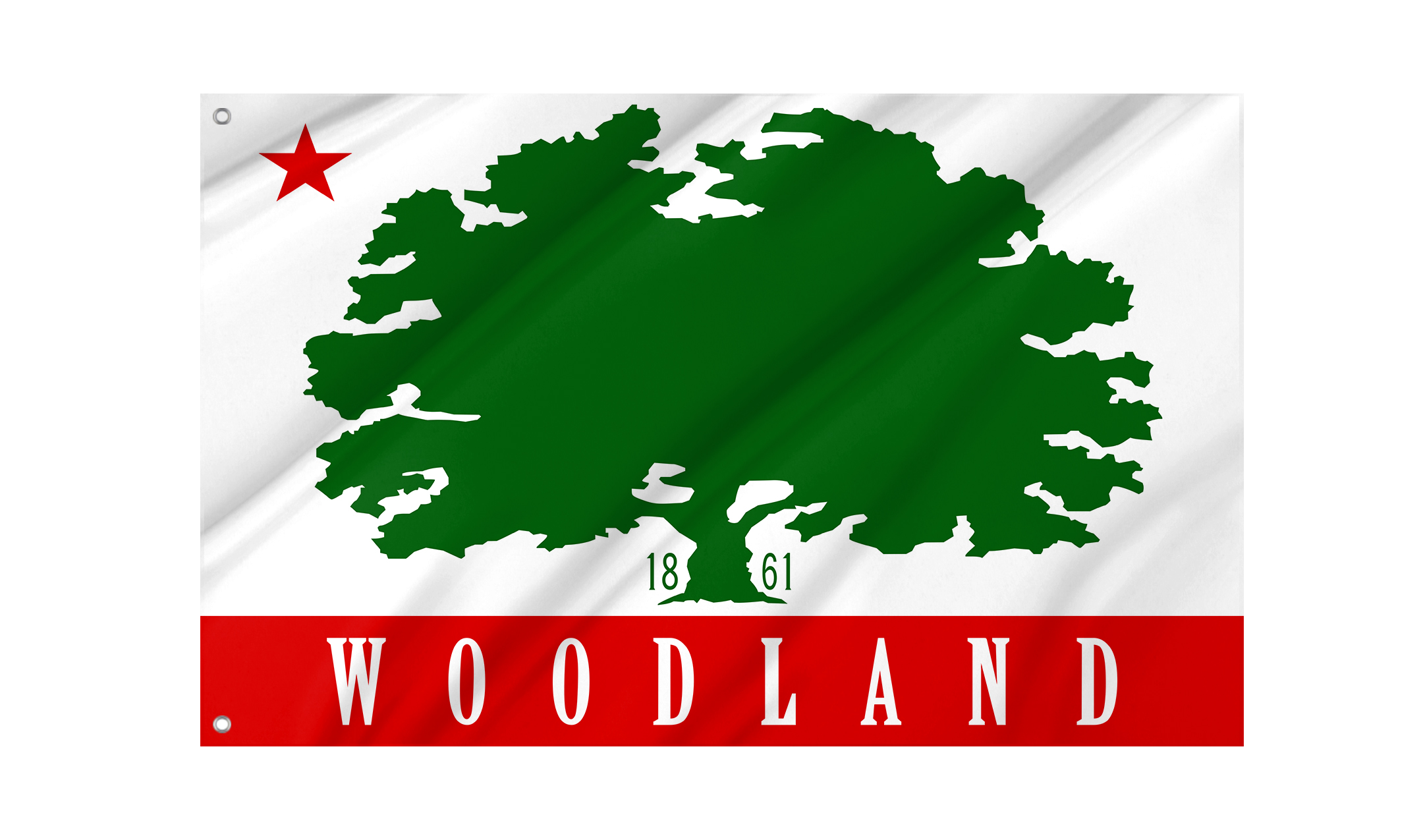 Woodland, California Flag for Indoor & Outdoor Use