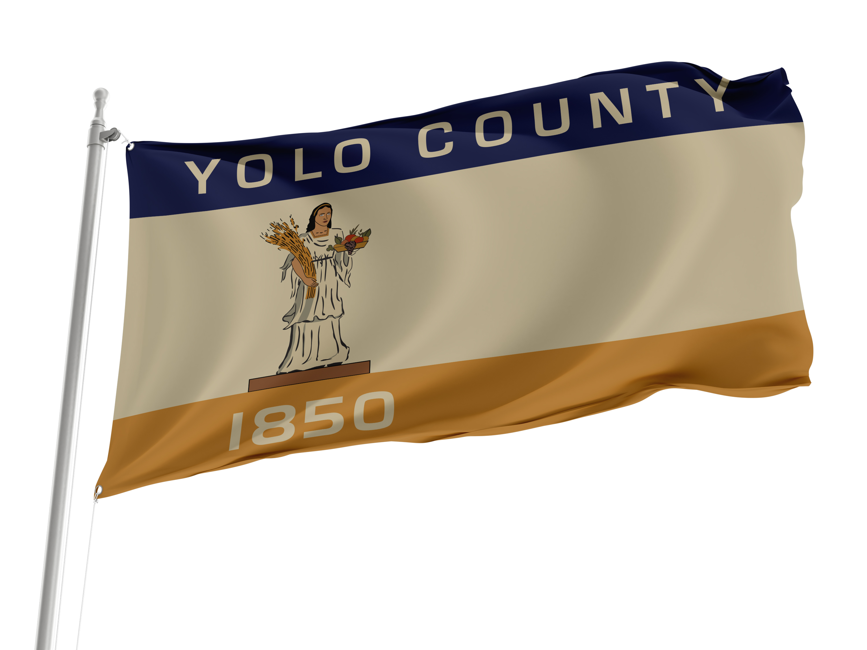 Yolo County Flag for Indoor & Outdoor Use