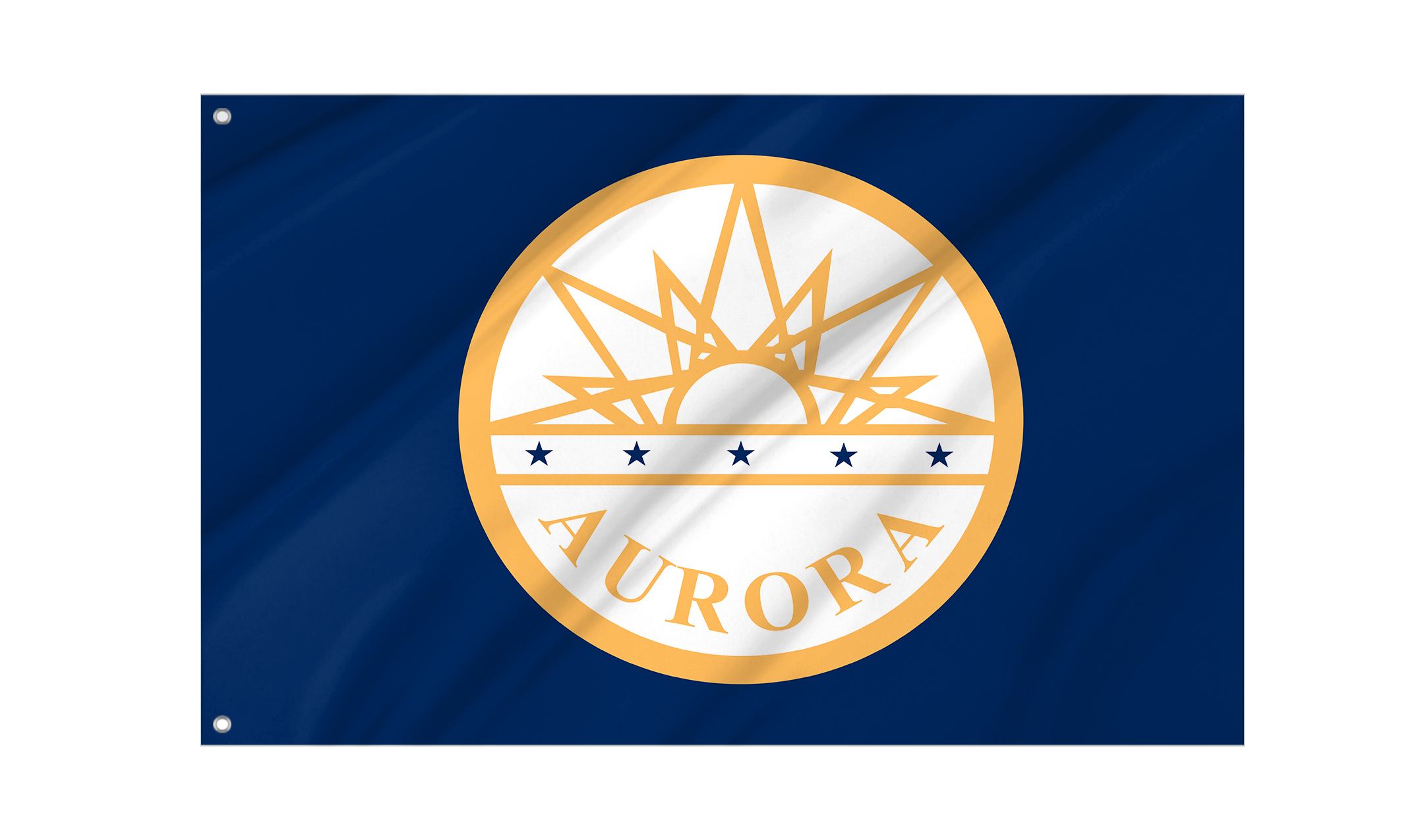 Aurora Flag for Indoor & Outdoor Use