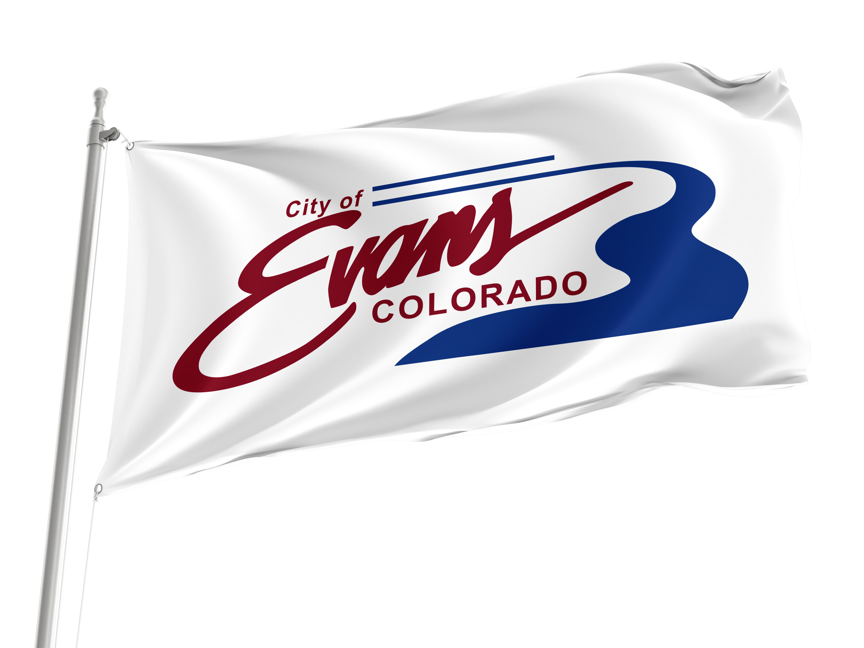Evans City Flag for Indoor & Outdoor Use