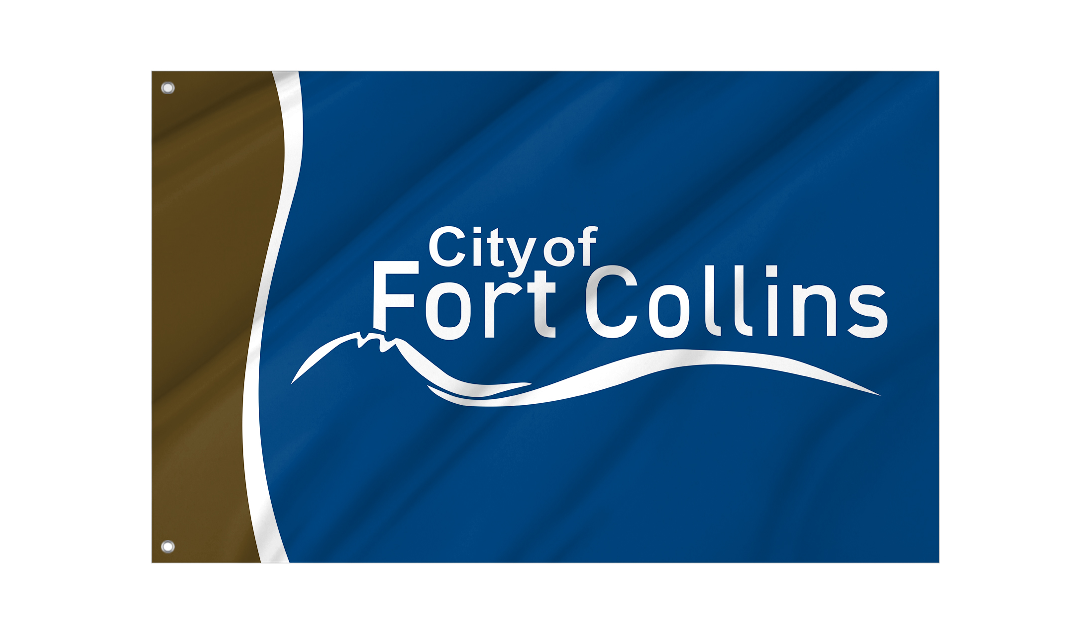 Fort Collins City Flag for Indoor & Outdoor Use
