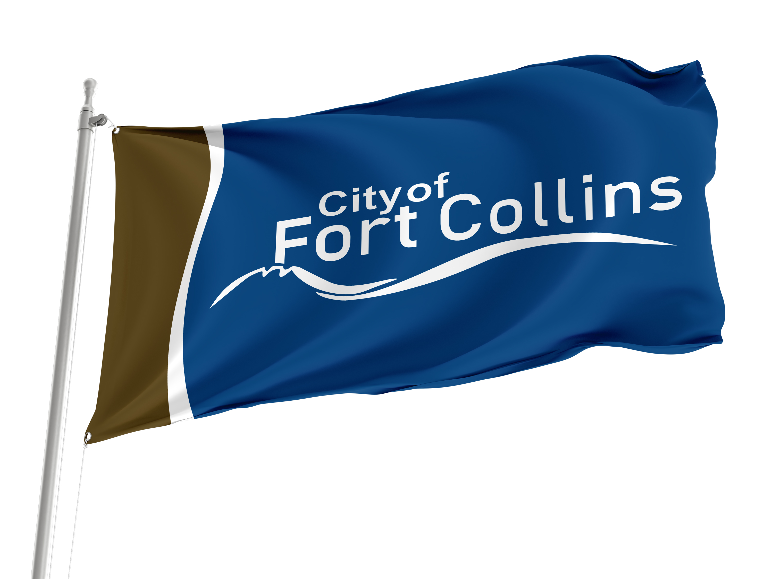 Fort Collins City Flag for Indoor & Outdoor Use