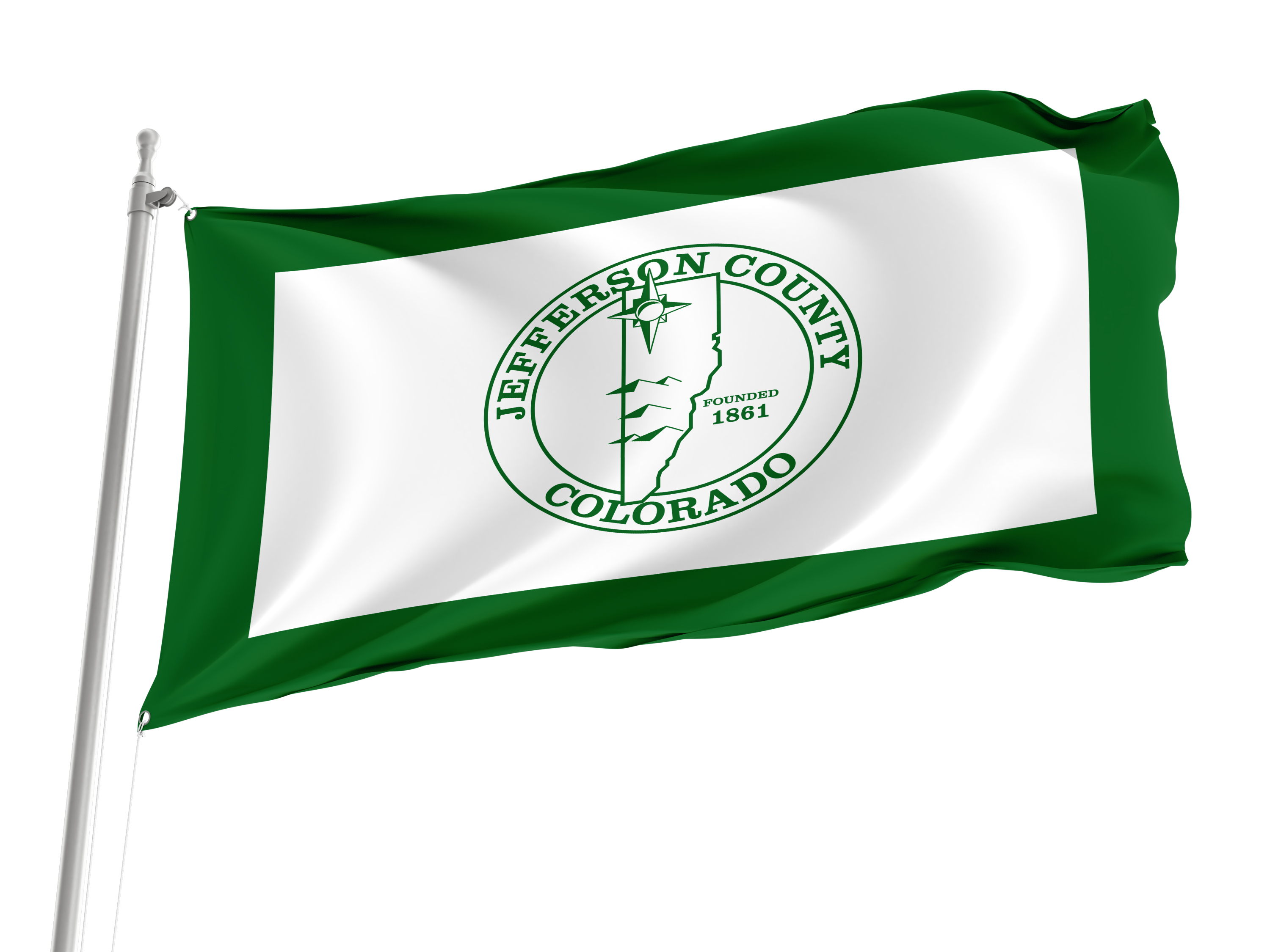 Jefferson County, Colorado Flag for Indoor & Outdoor Use