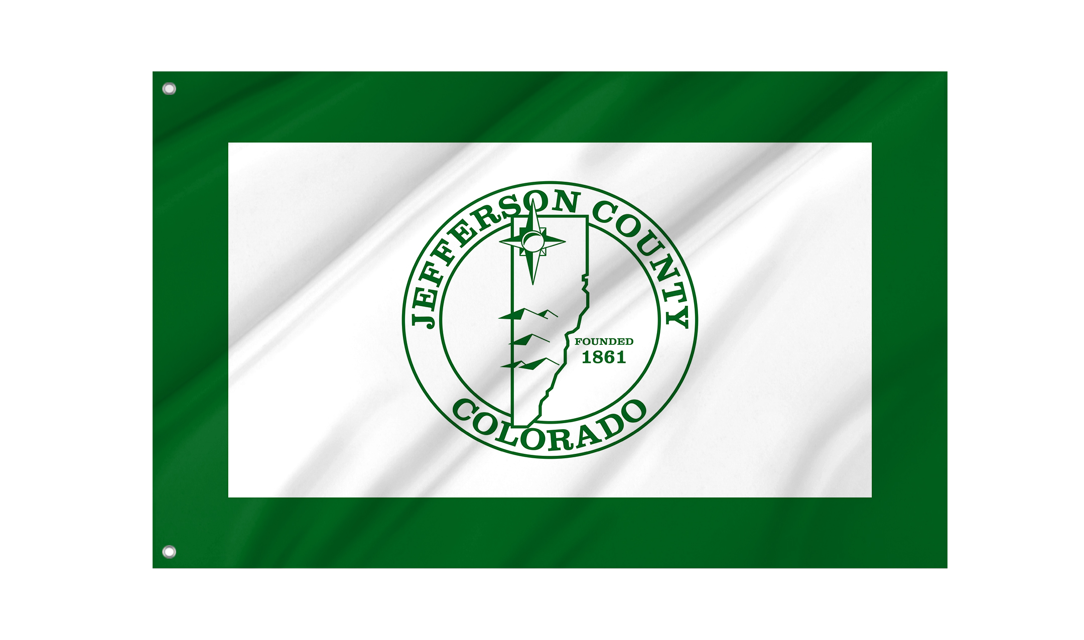 Jefferson County, Colorado Flag for Indoor & Outdoor Use