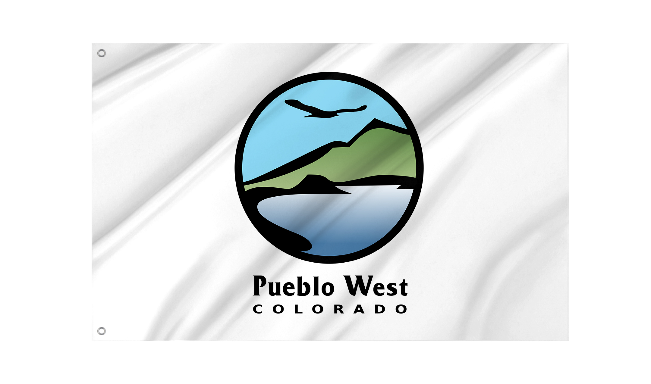 Pueblo West Flag for Indoor & Outdoor Use