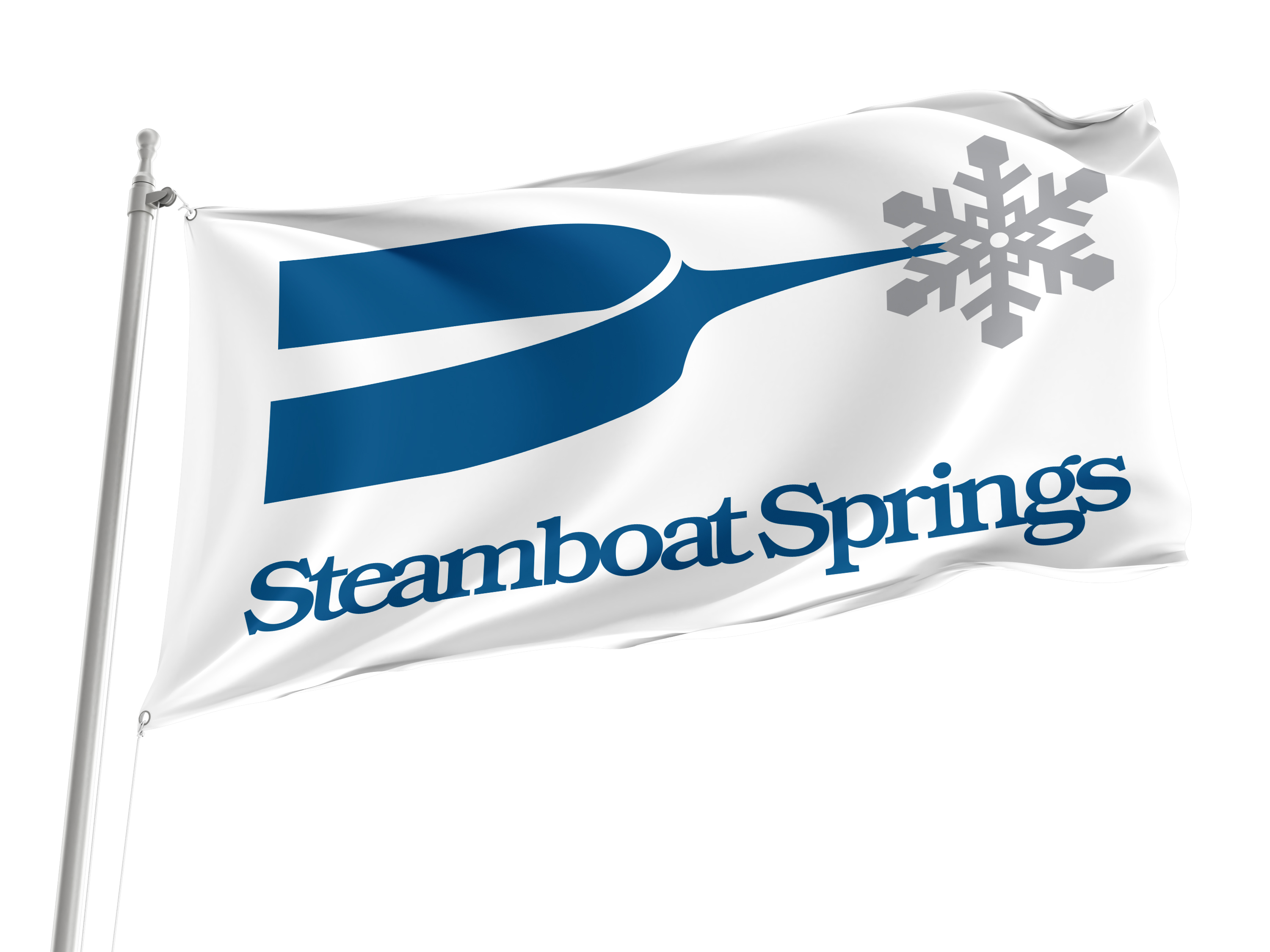 Steamboat Springs Flag for Indoor & Outdoor Use