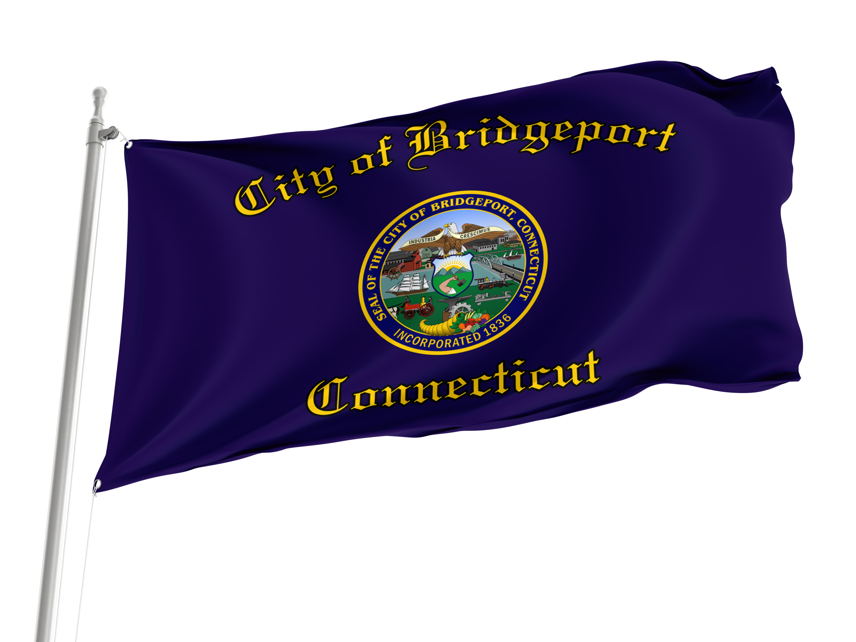 Bridgeport Flag for Indoor & Outdoor Use