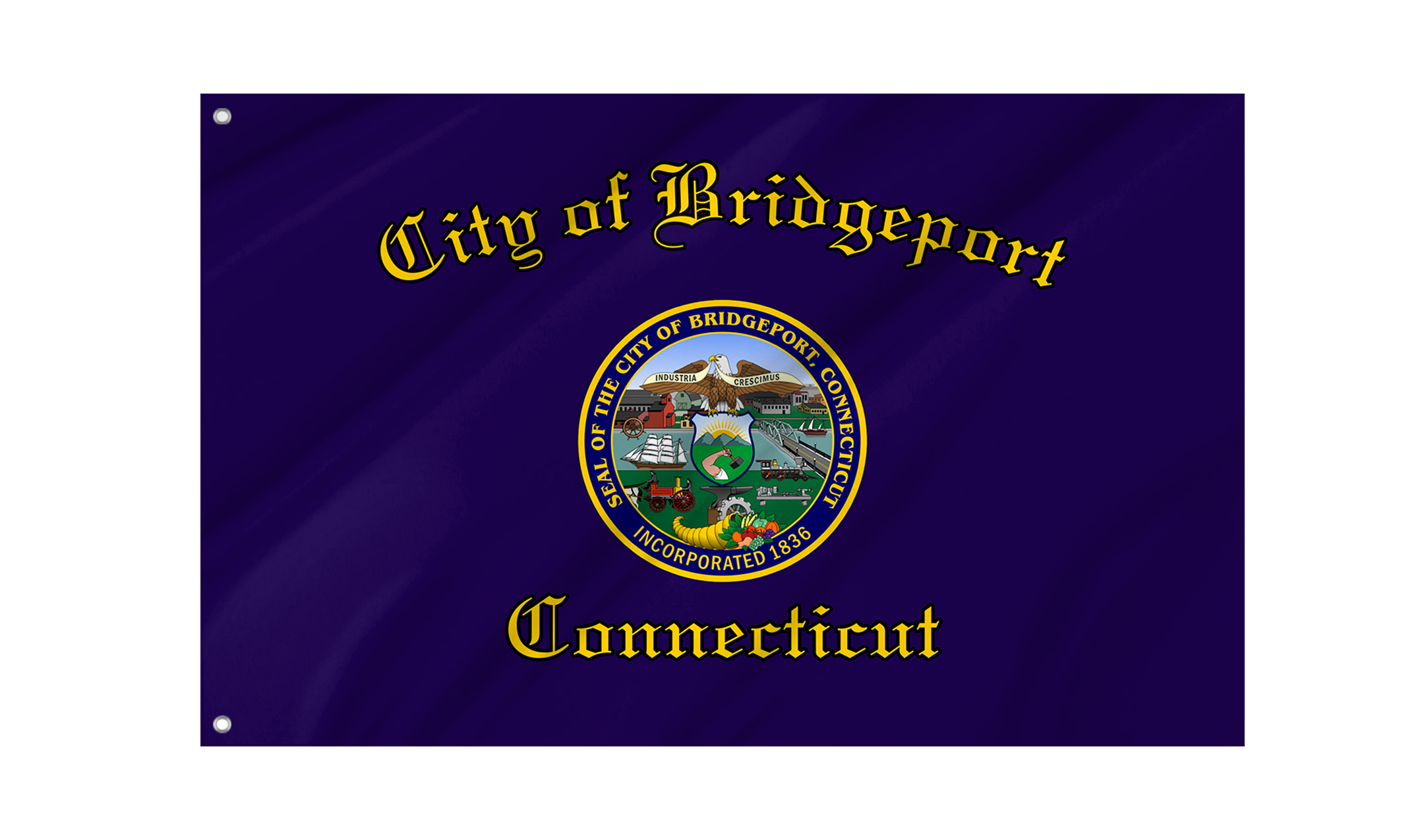 Bridgeport Flag for Indoor & Outdoor Use