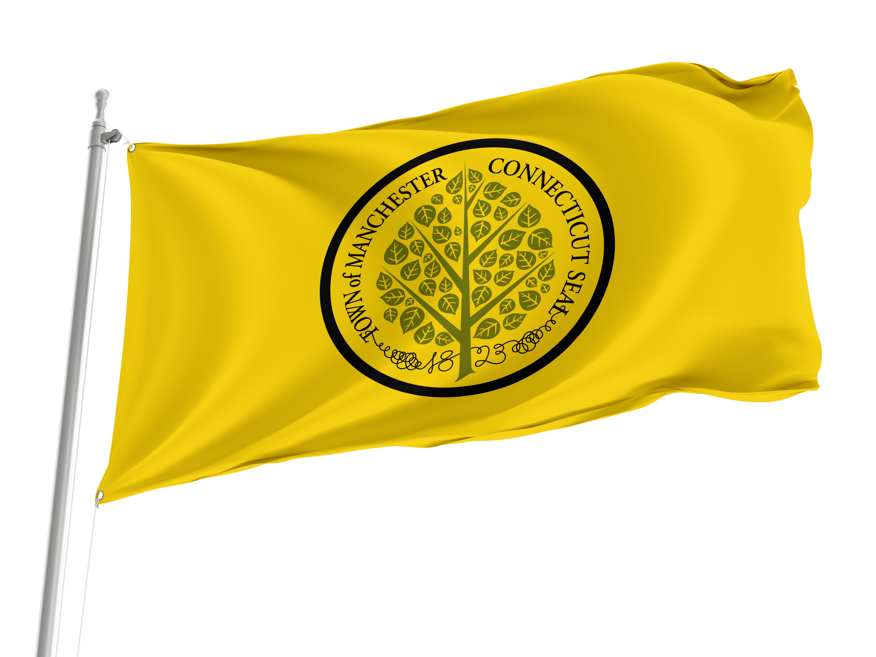 Manchester, Connecticut Flag for Indoor & Outdoor Use