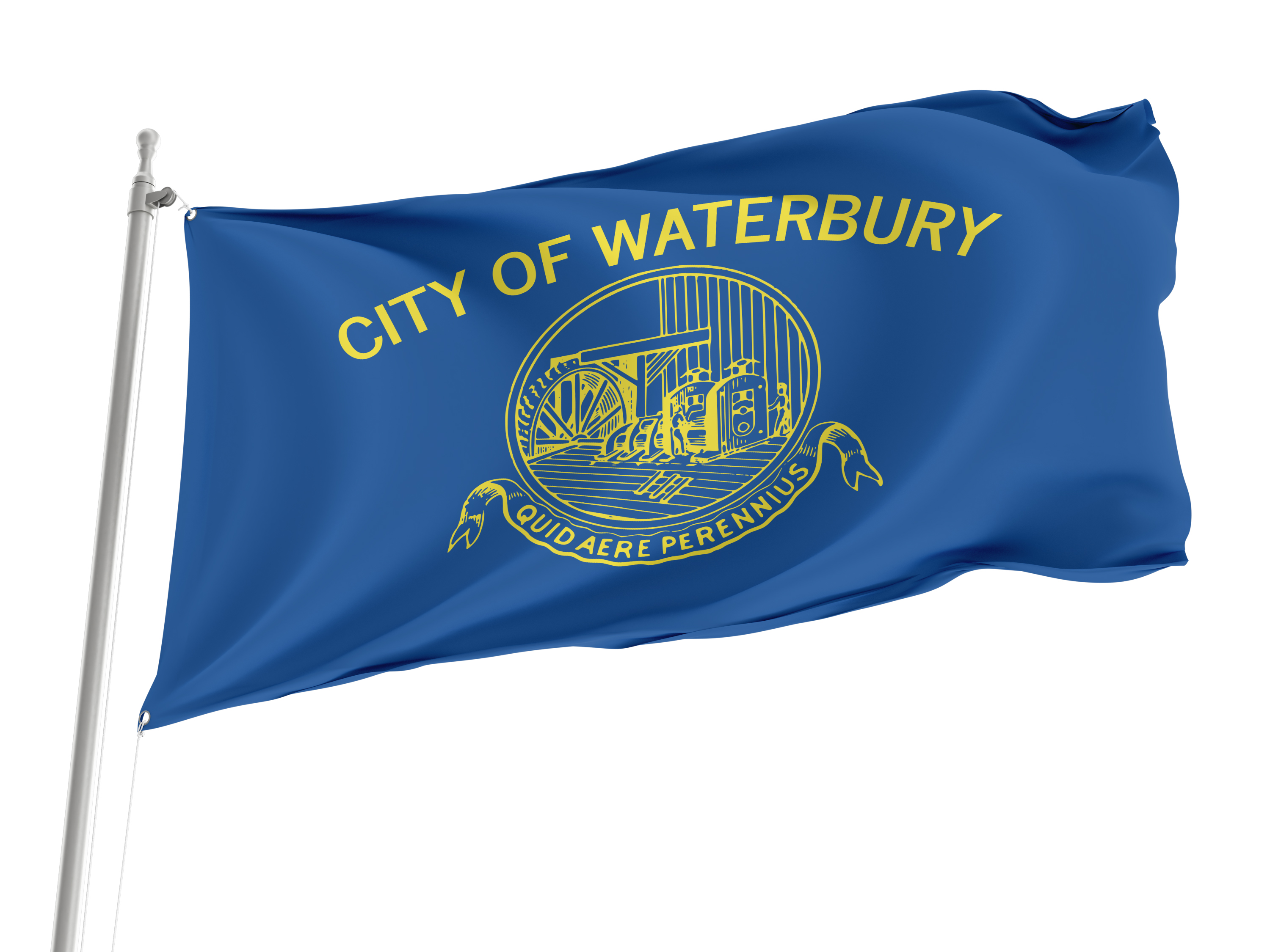 Waterbury City Flag for Indoor & Outdoor Use