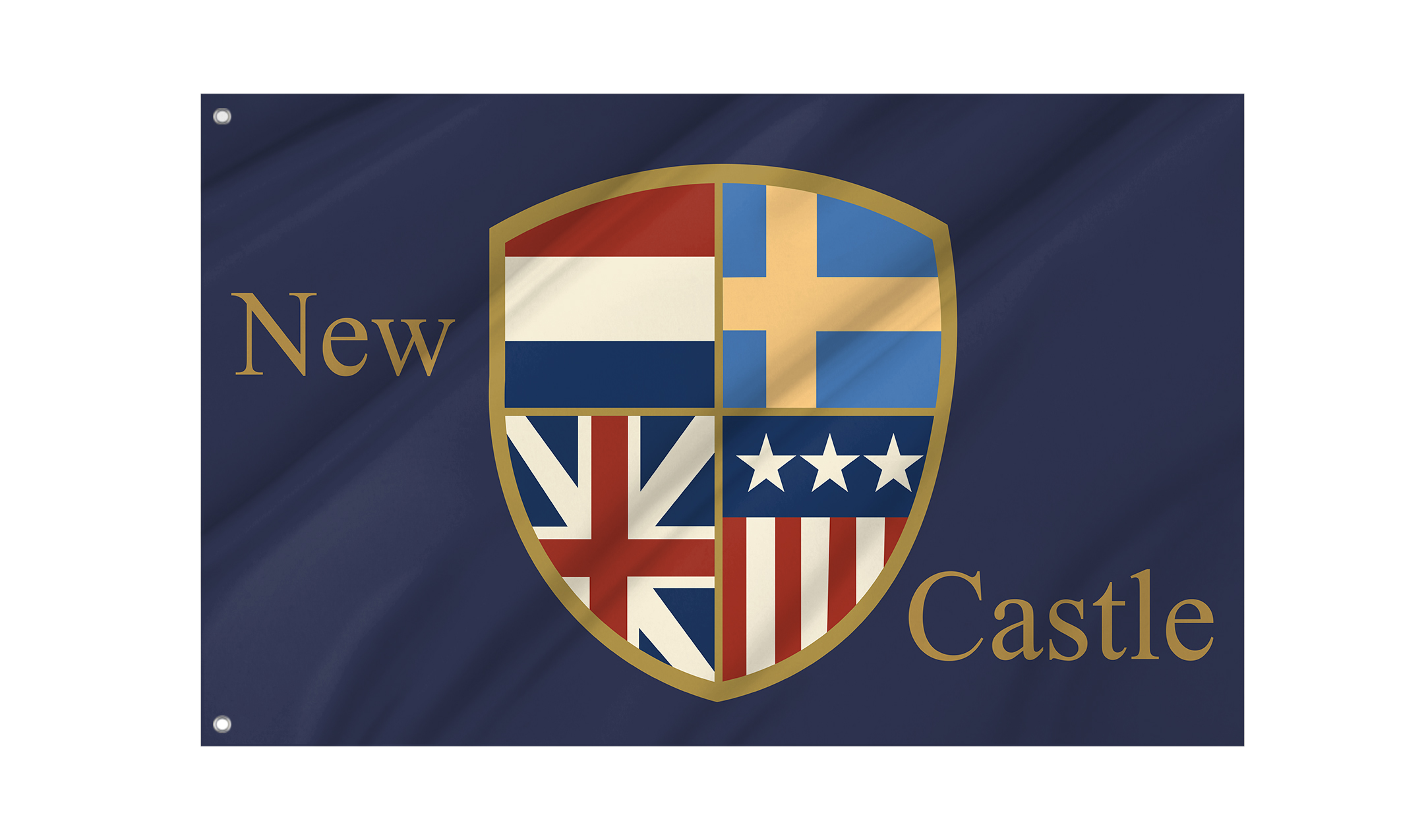 New Castle, Delaware Flag for Indoor & Outdoor Use