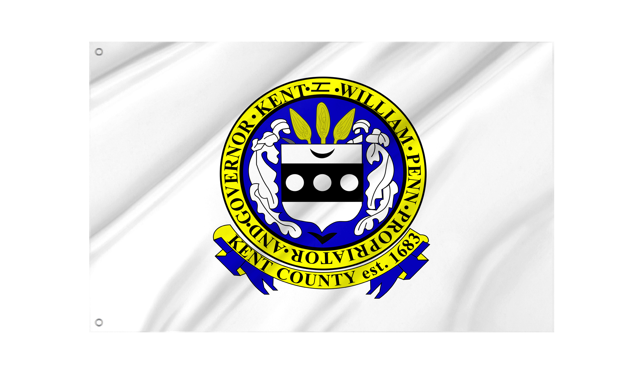 Kent County, Delaware Flag for Indoor & Outdoor Use