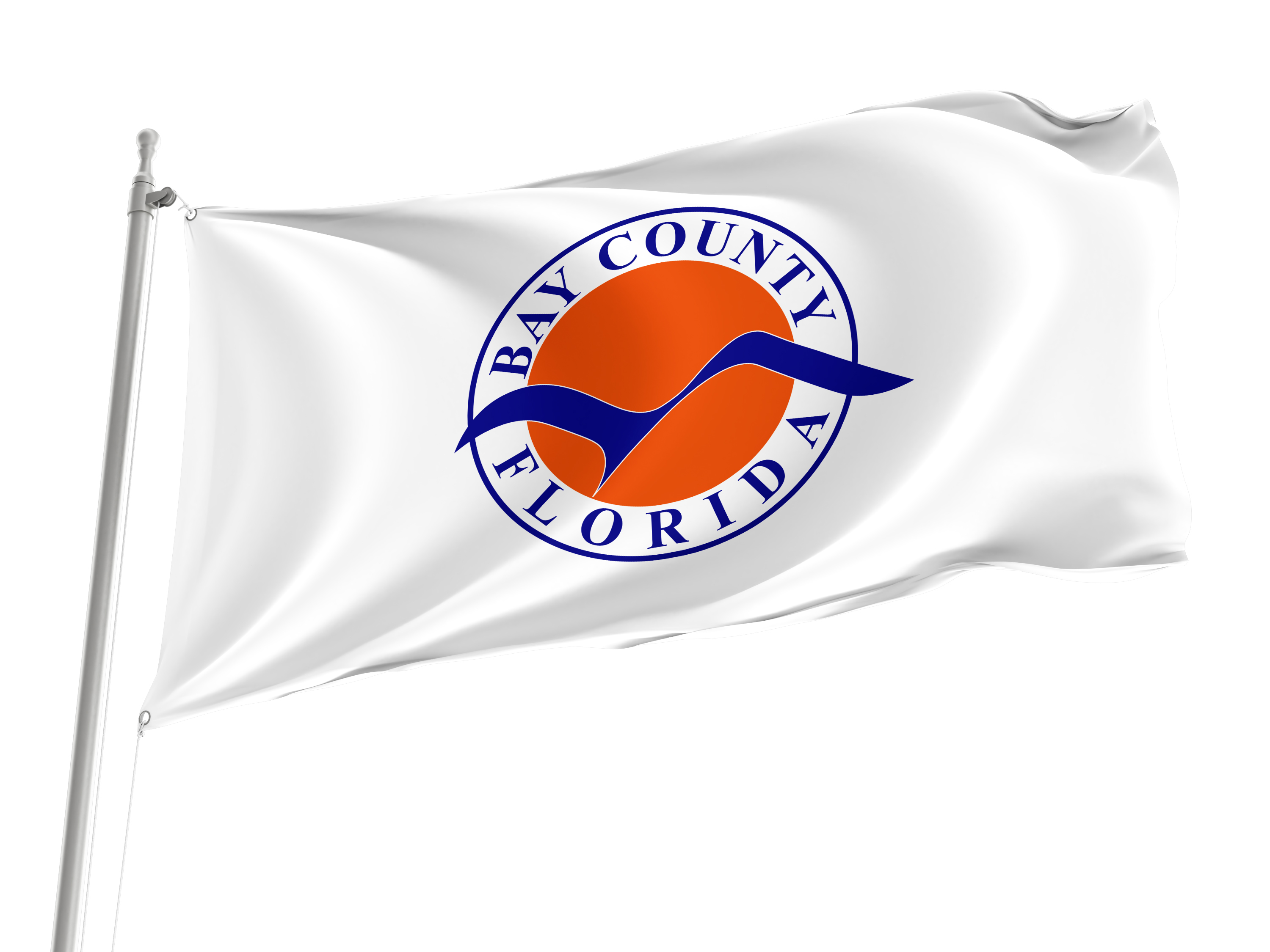 Bay County Flag for Indoor & Outdoor Use