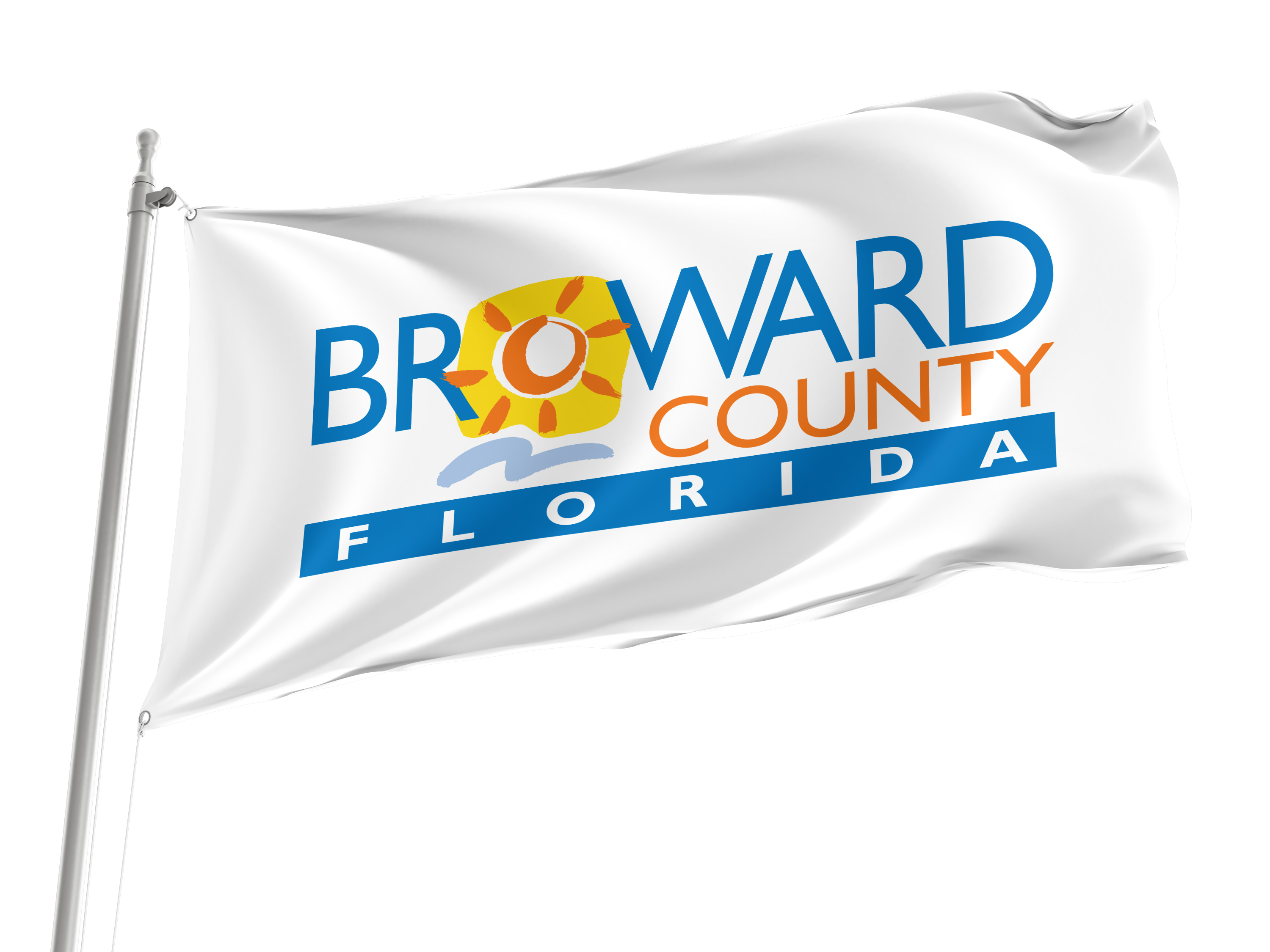 Broward County Flag for Indoor & Outdoor Use