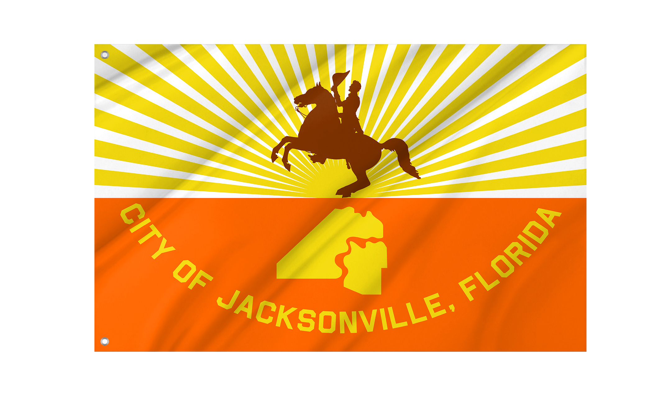 Jacksonville, Florida Flag for Indoor & Outdoor Use