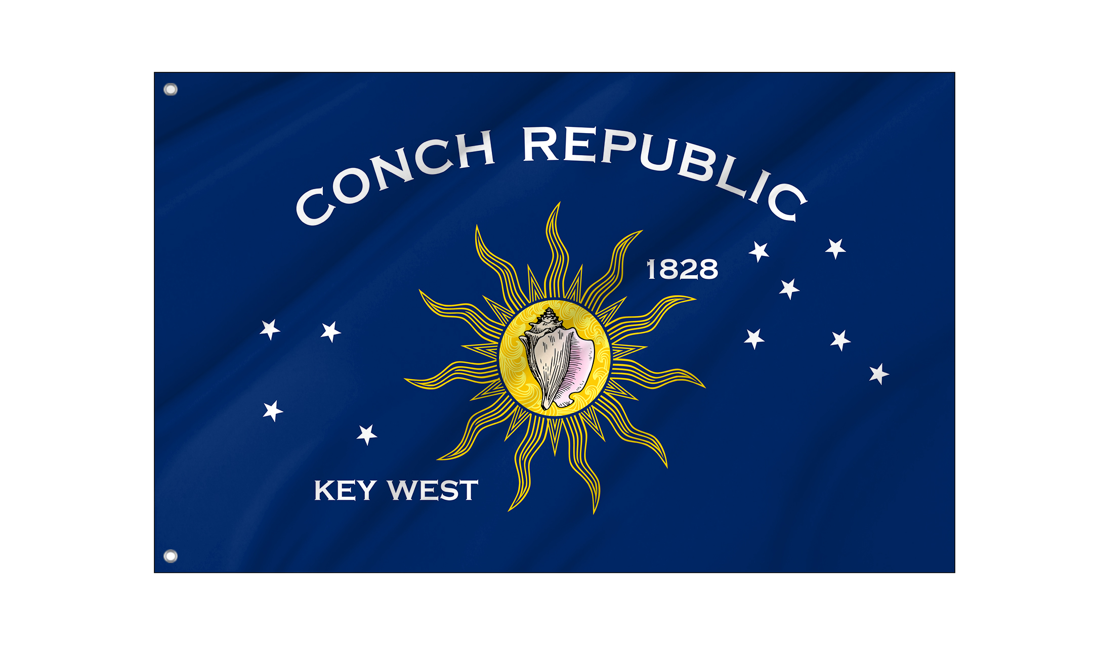 Conch Republic, Key West Flag for Indoor & Outdoor Use