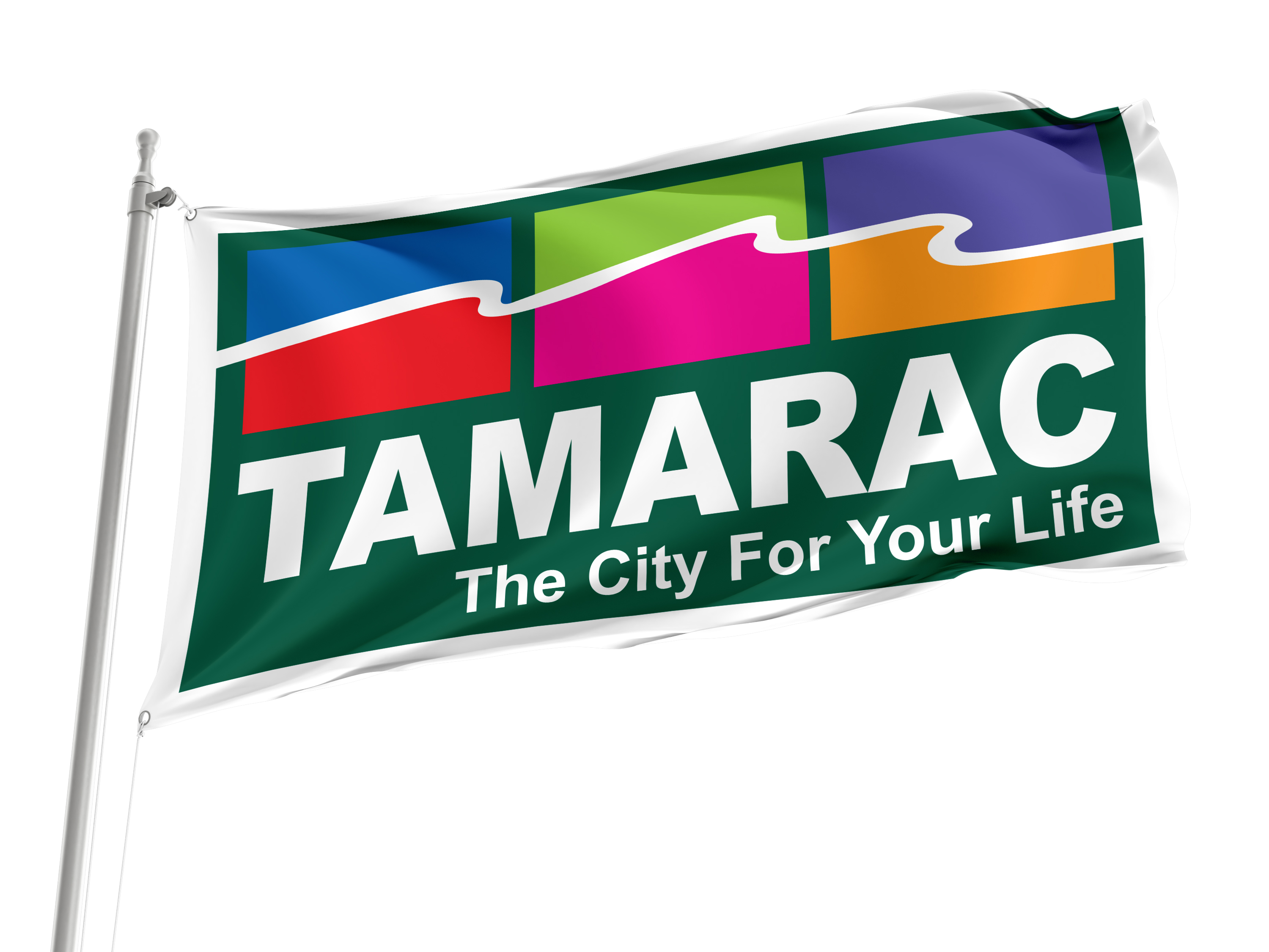Tamarac City Flag for Indoor & Outdoor Use