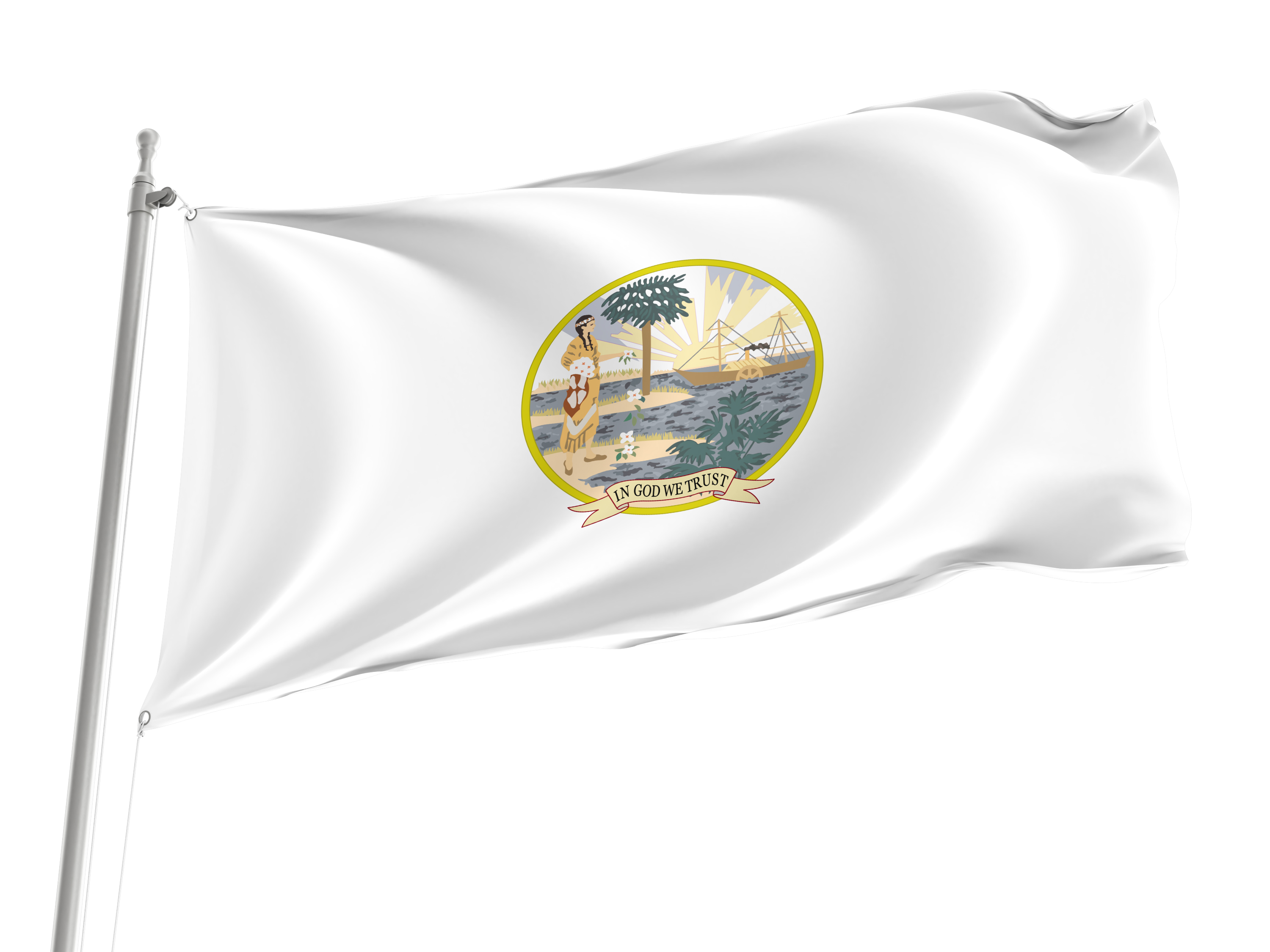 Florida from 1868-1900 Flag for Indoor & Outdoor Use