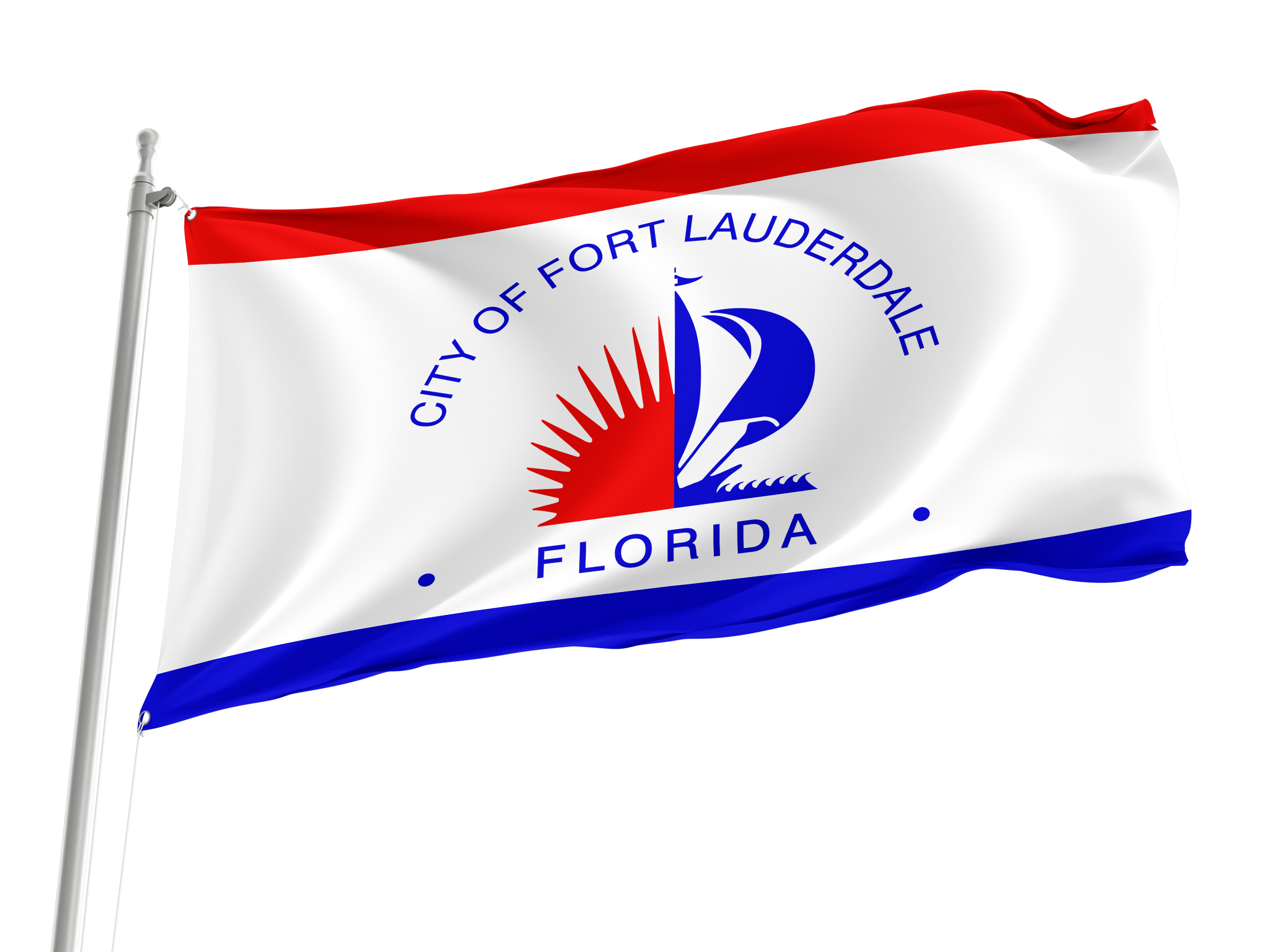 Fort Lauderdale Flag for Indoor & Outdoor Use