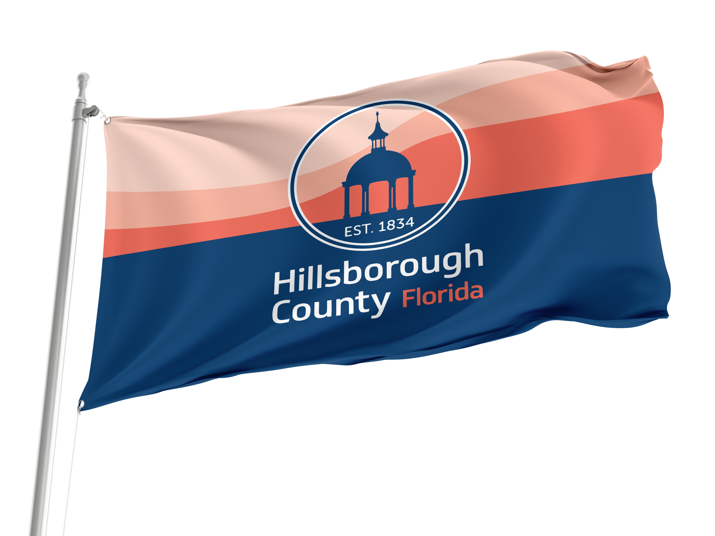 Hillsborough County Flag for Indoor & Outdoor Use