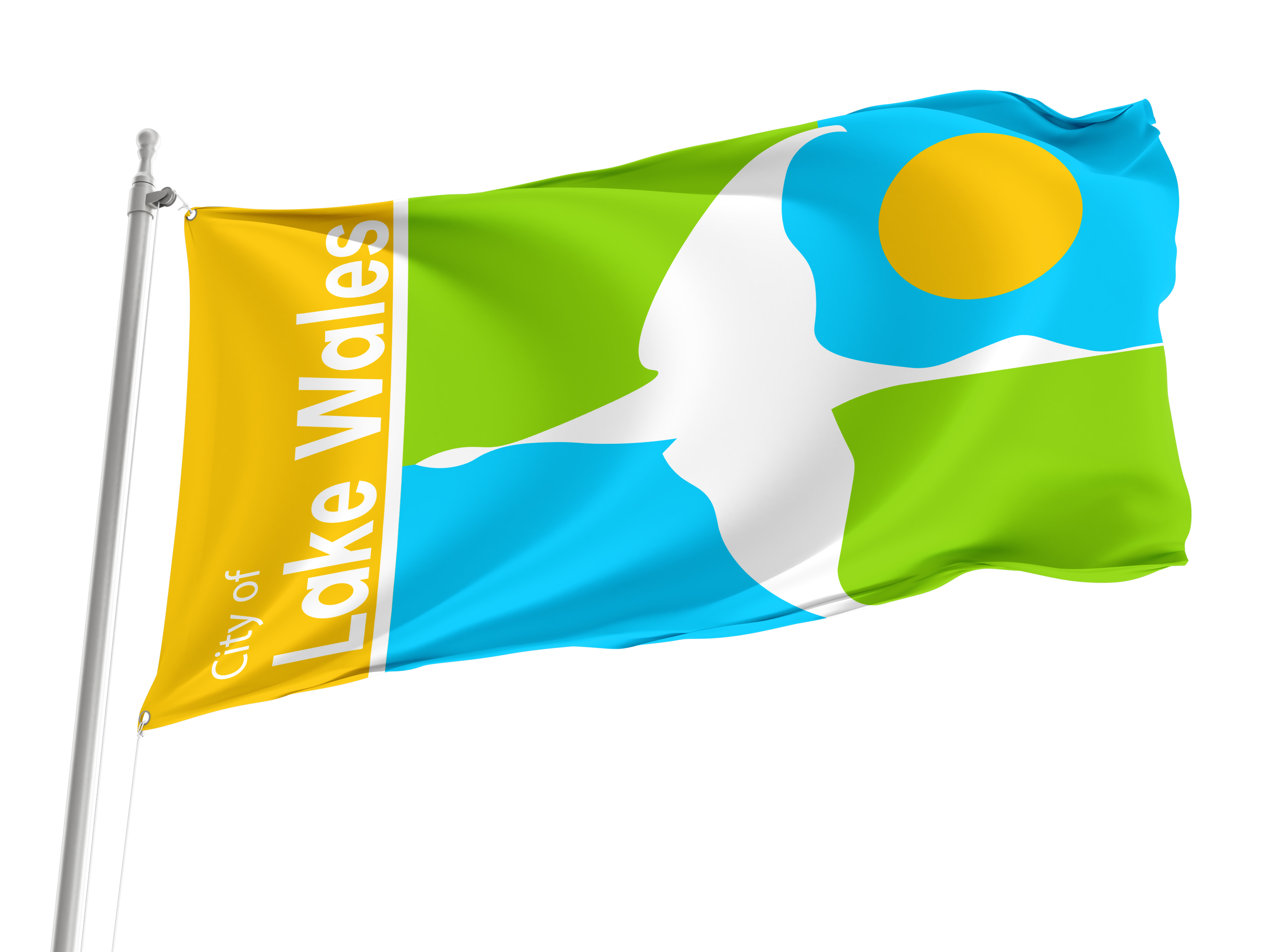 Lake Wales Flag for Indoor & Outdoor Use