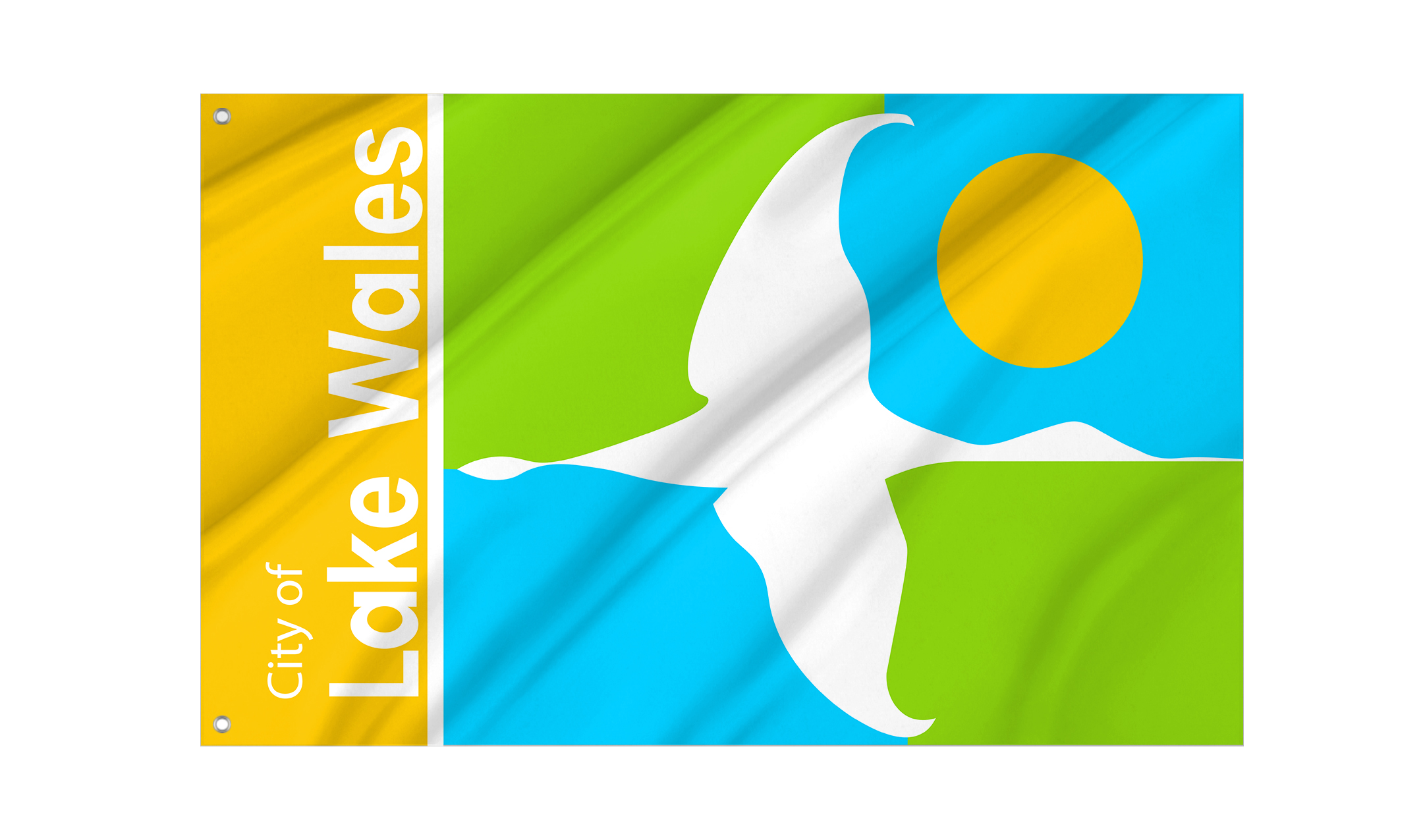 Lake Wales Flag for Indoor & Outdoor Use