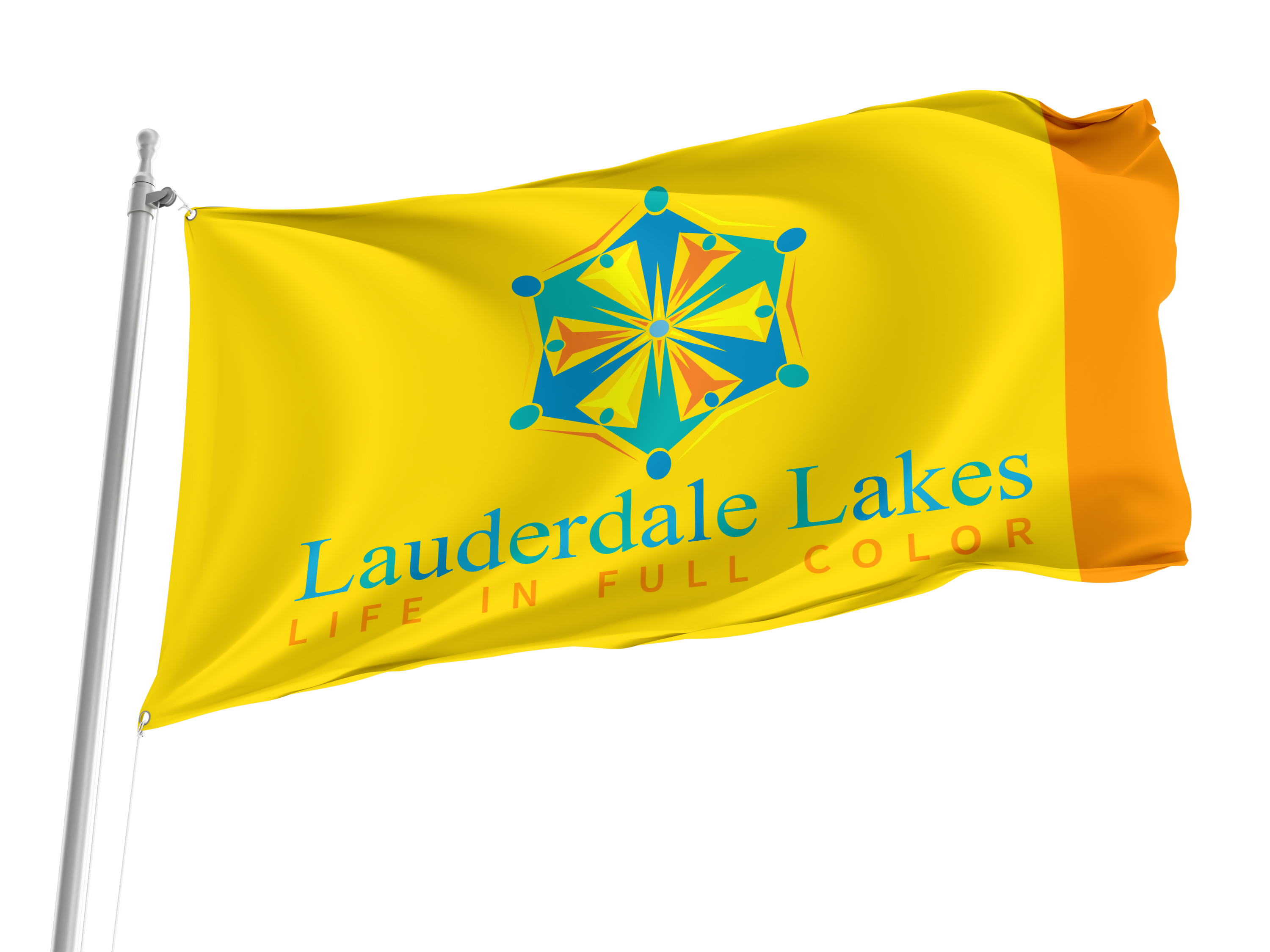 Lauderdale Lakes Flag for Indoor & Outdoor Use