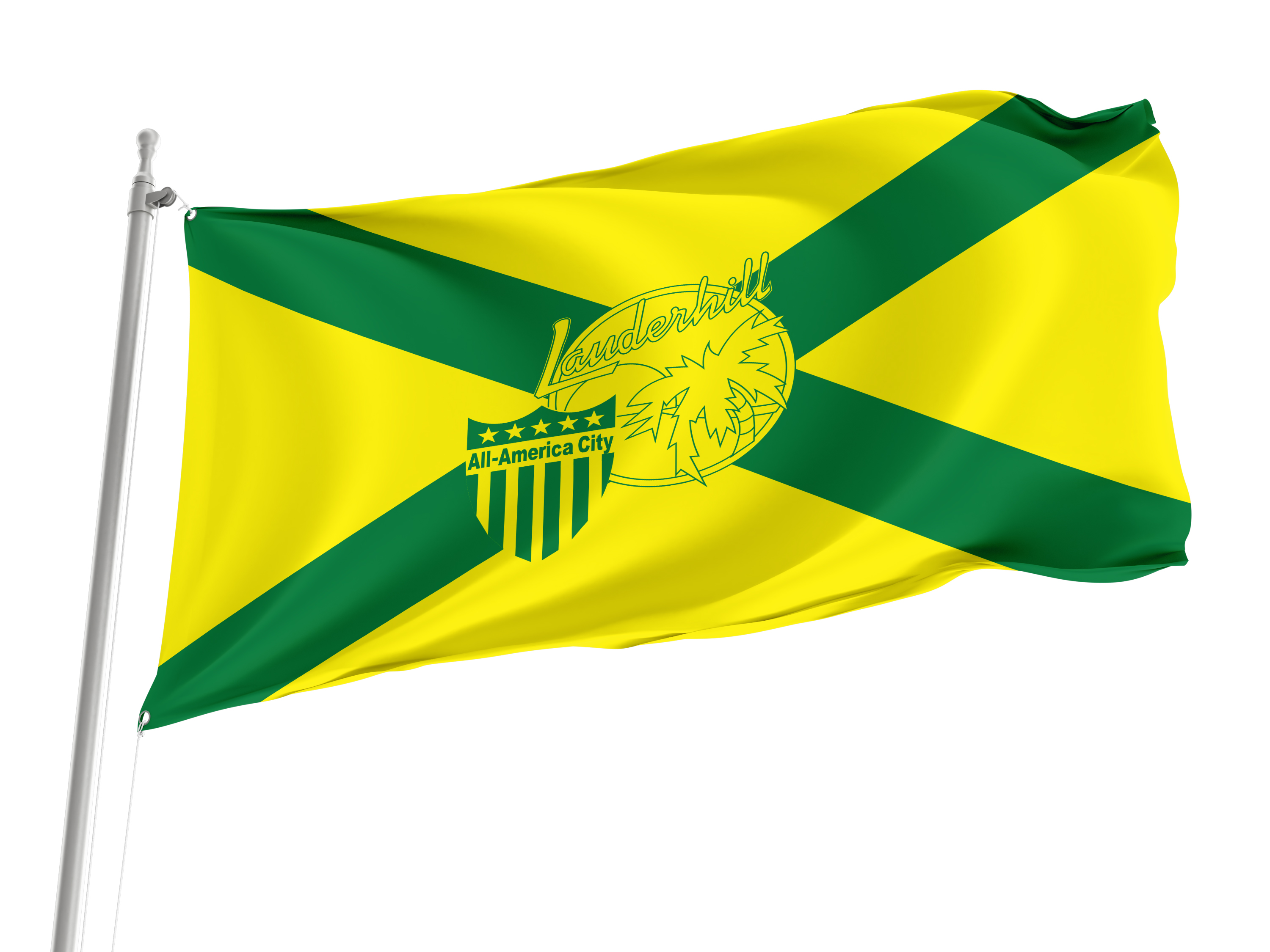 Lauderhill Flag for Indoor & Outdoor Use