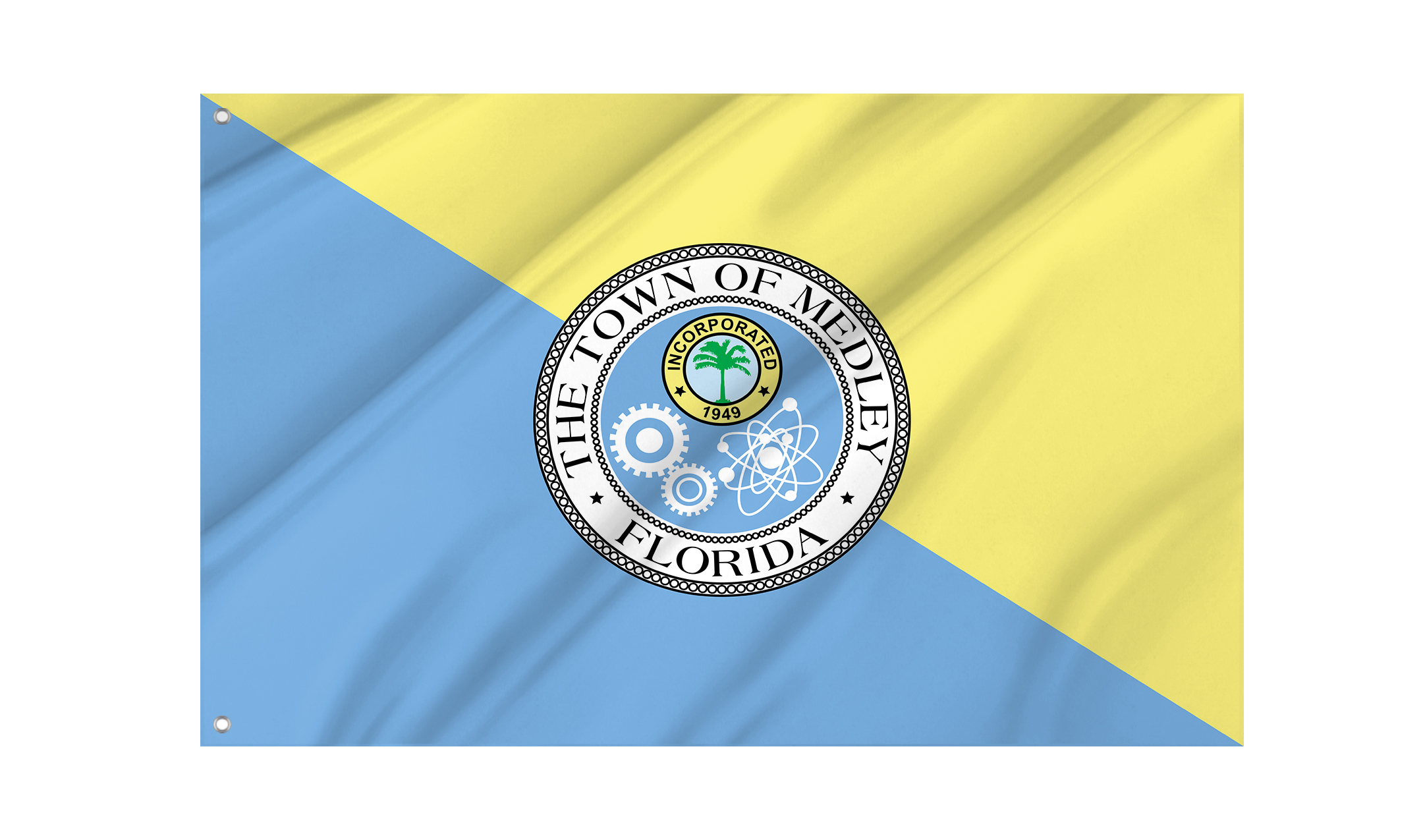 Medley Town Flag for Indoor & Outdoor Use