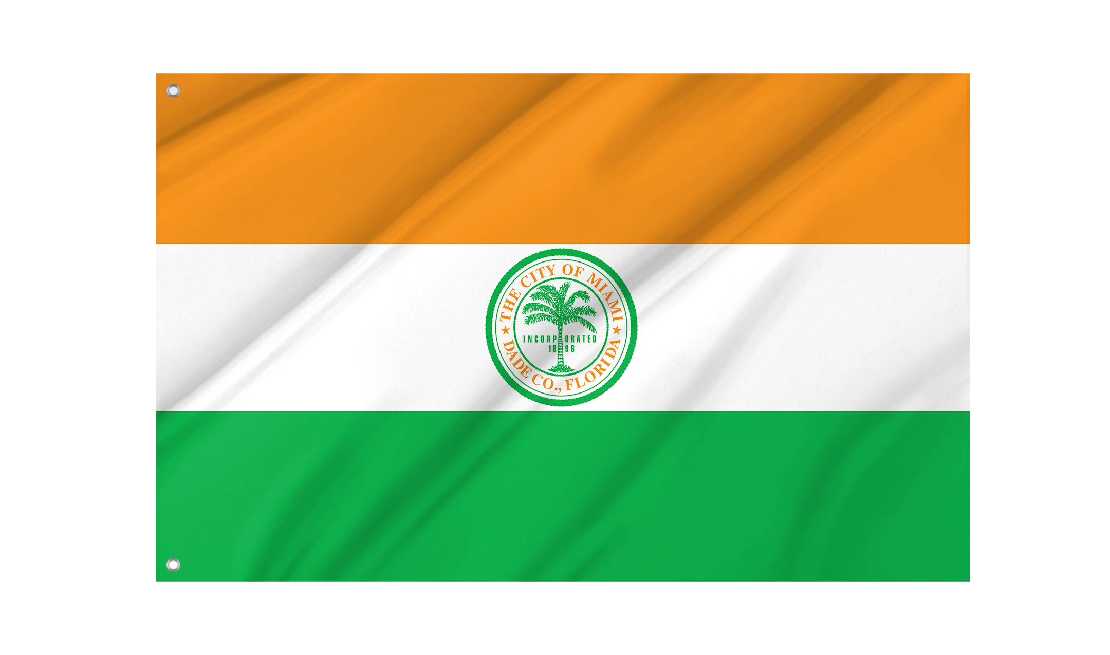 Miami, Florida Flag for Indoor & Outdoor Use