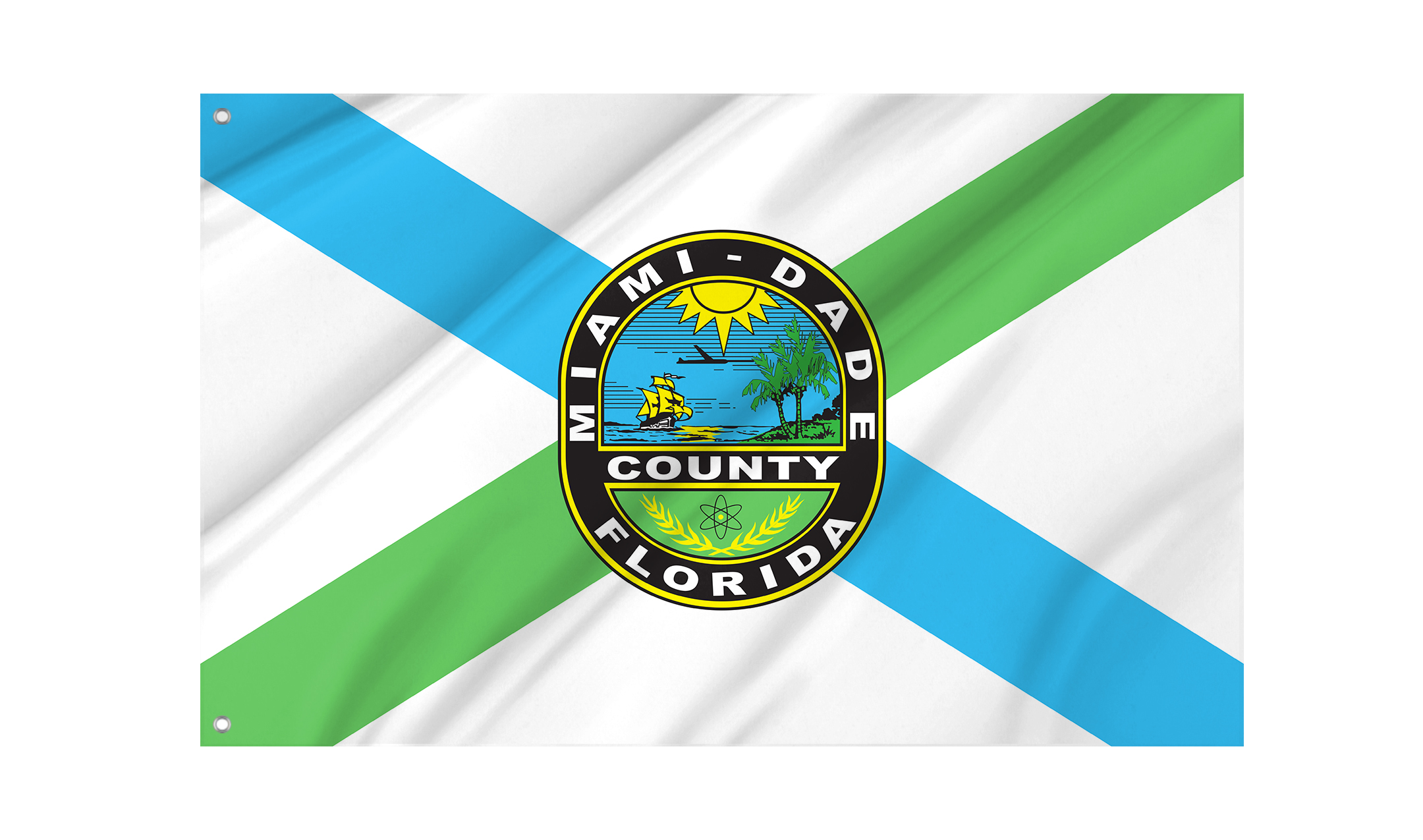 Miami-Dade County Flag for Indoor & Outdoor Use